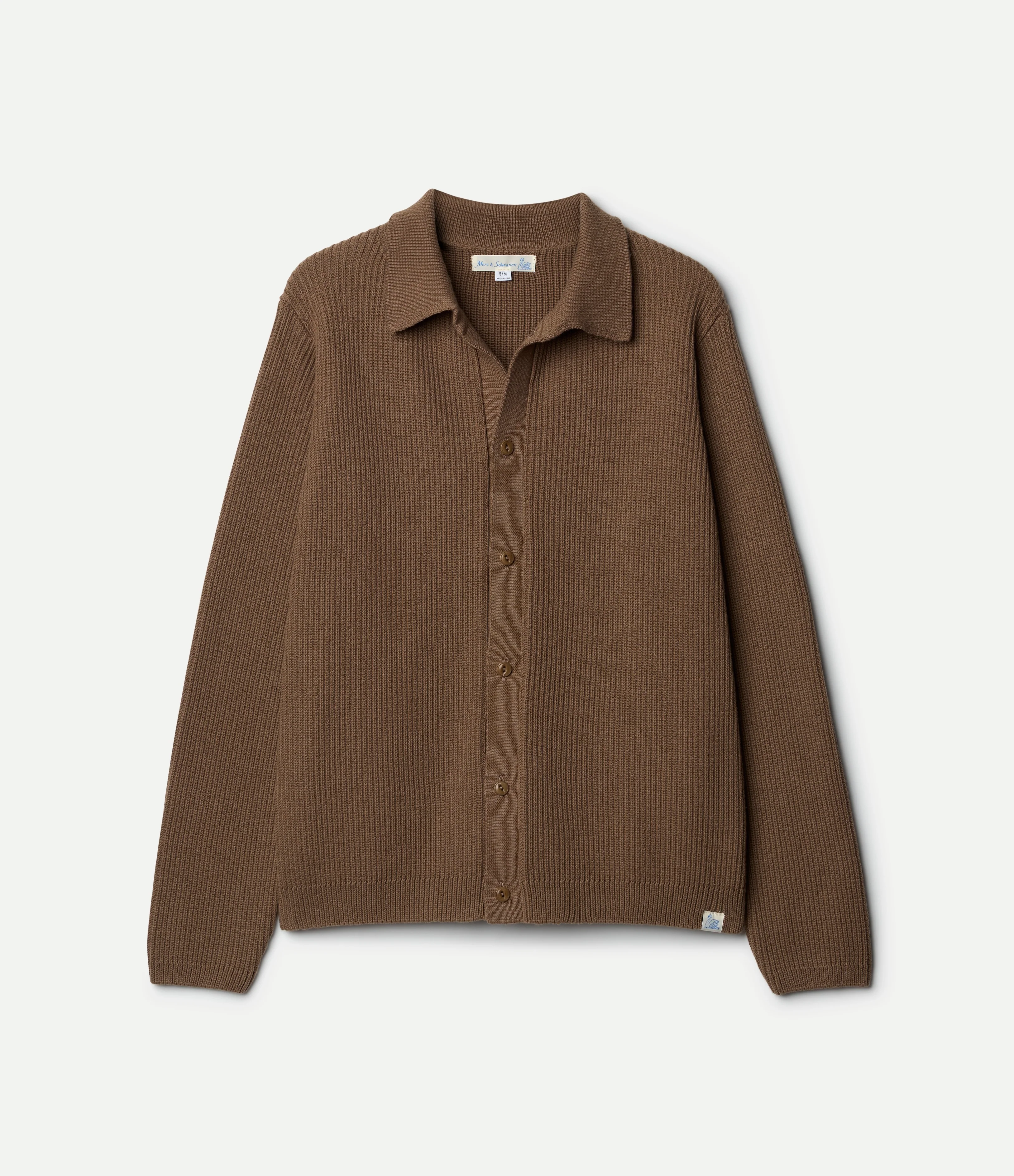 Ribbed Cotton Long Sleeve Shirt - Image 2