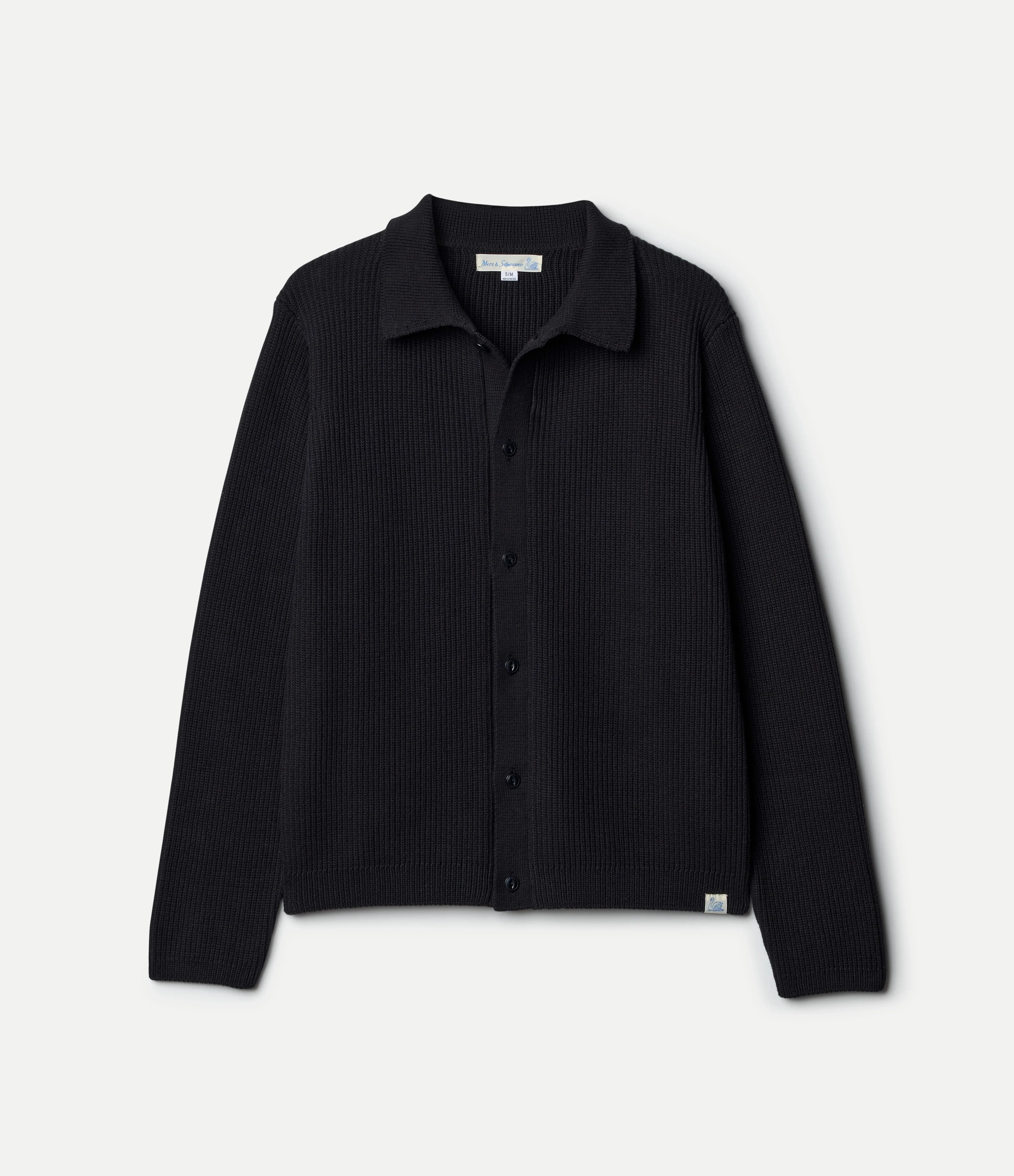 Ribbed Cotton Long Sleeve Shirt - Image 2