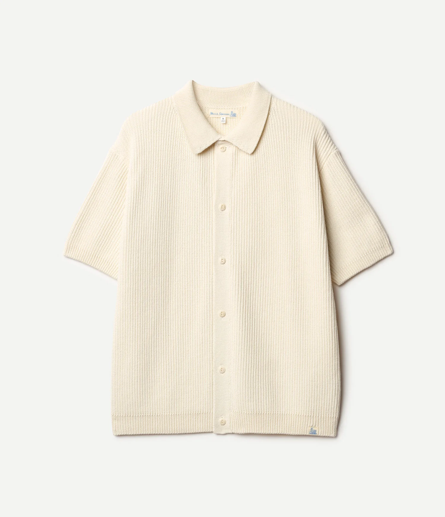 Ribbed Cotton Long Sleeve Shirt