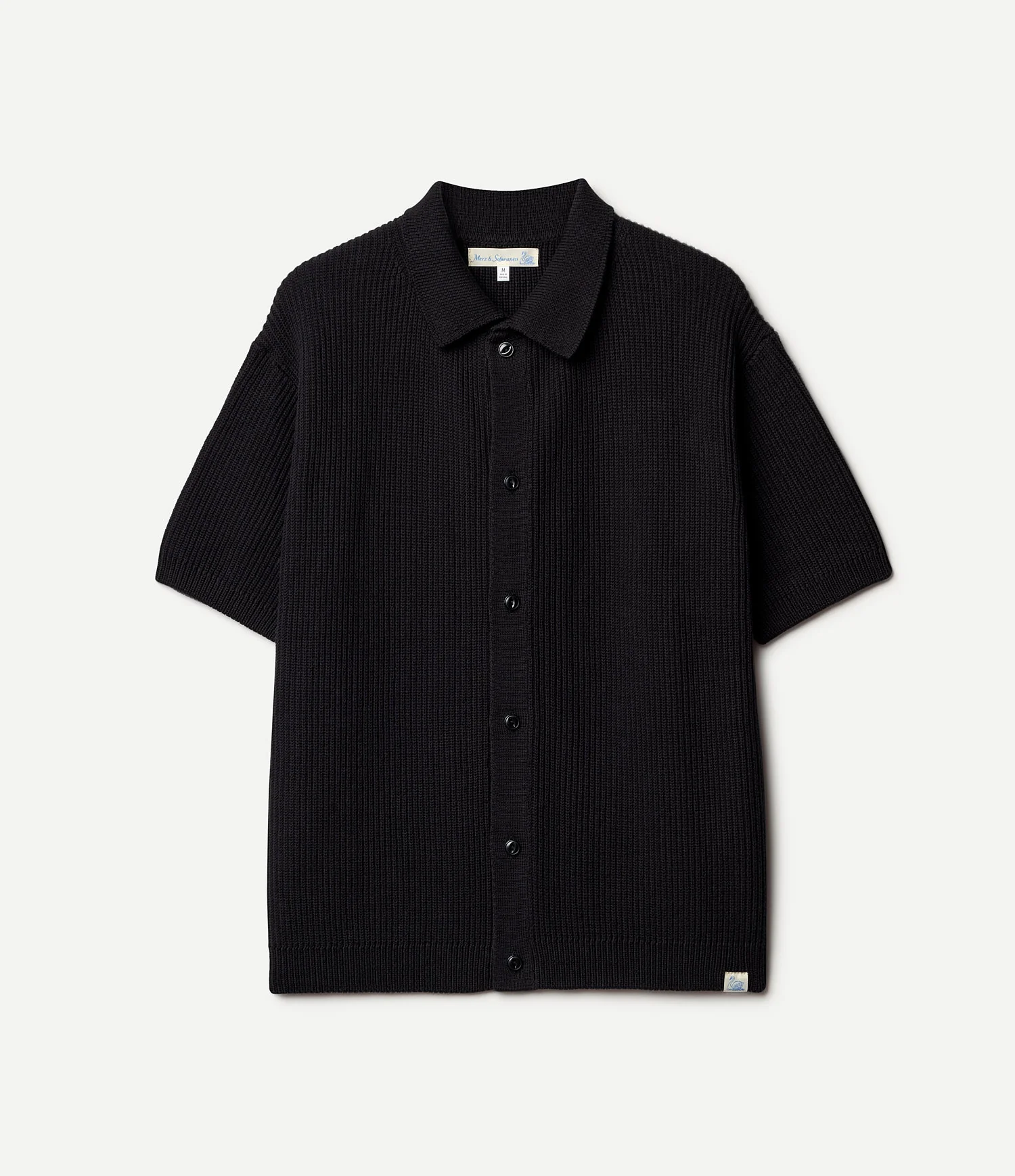 Ribbed Cotton Long Sleeve Shirt
