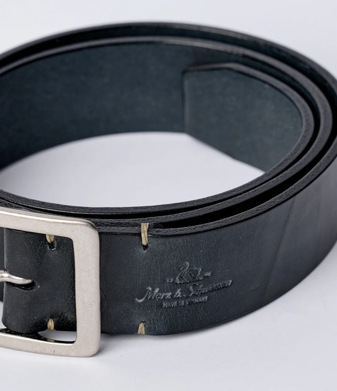 Regular Saddle Leather Belt (4cm / 1.57In) - Image 4