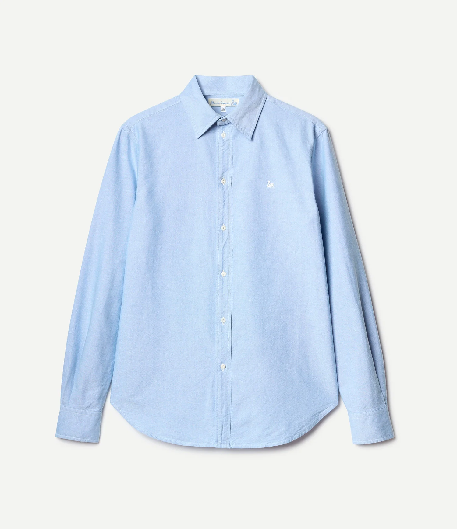 Shaped Cotton Oxford Long Sleeve Shirt - Image 2