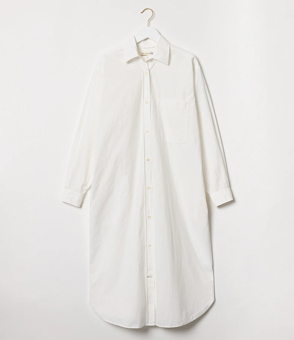 Paper Touch Cotton Poplin Shirt Dress - Image 2