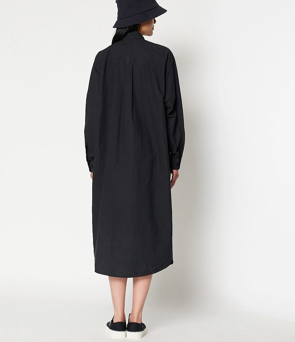 Paper Touch Cotton Poplin Shirt Dress - Image 3