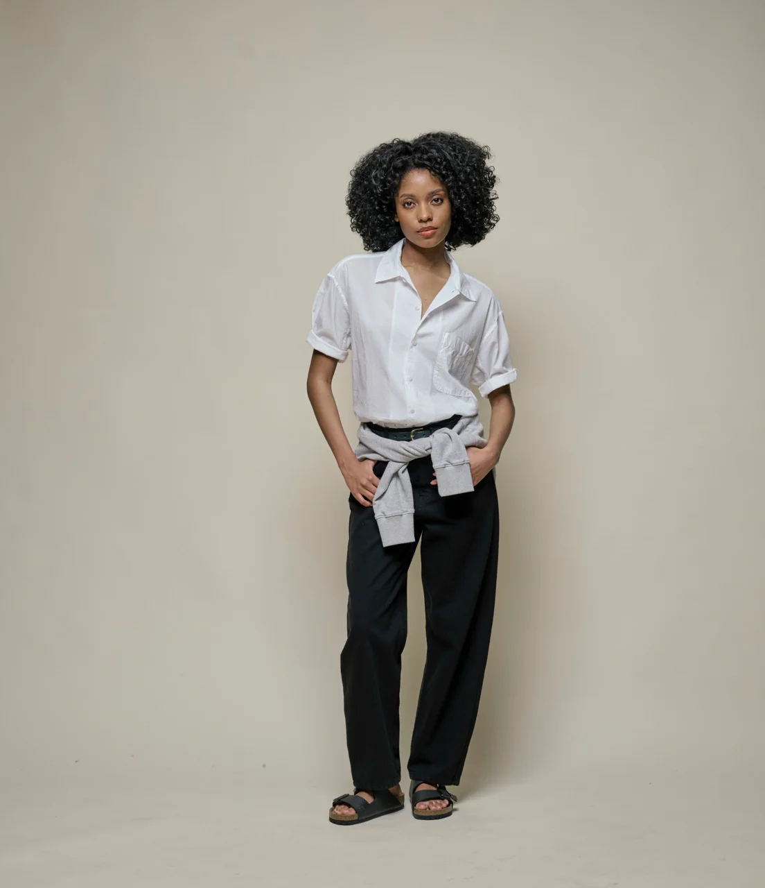 Lightweight Cotton Poplin Short Sleeve Shirt - Image 5