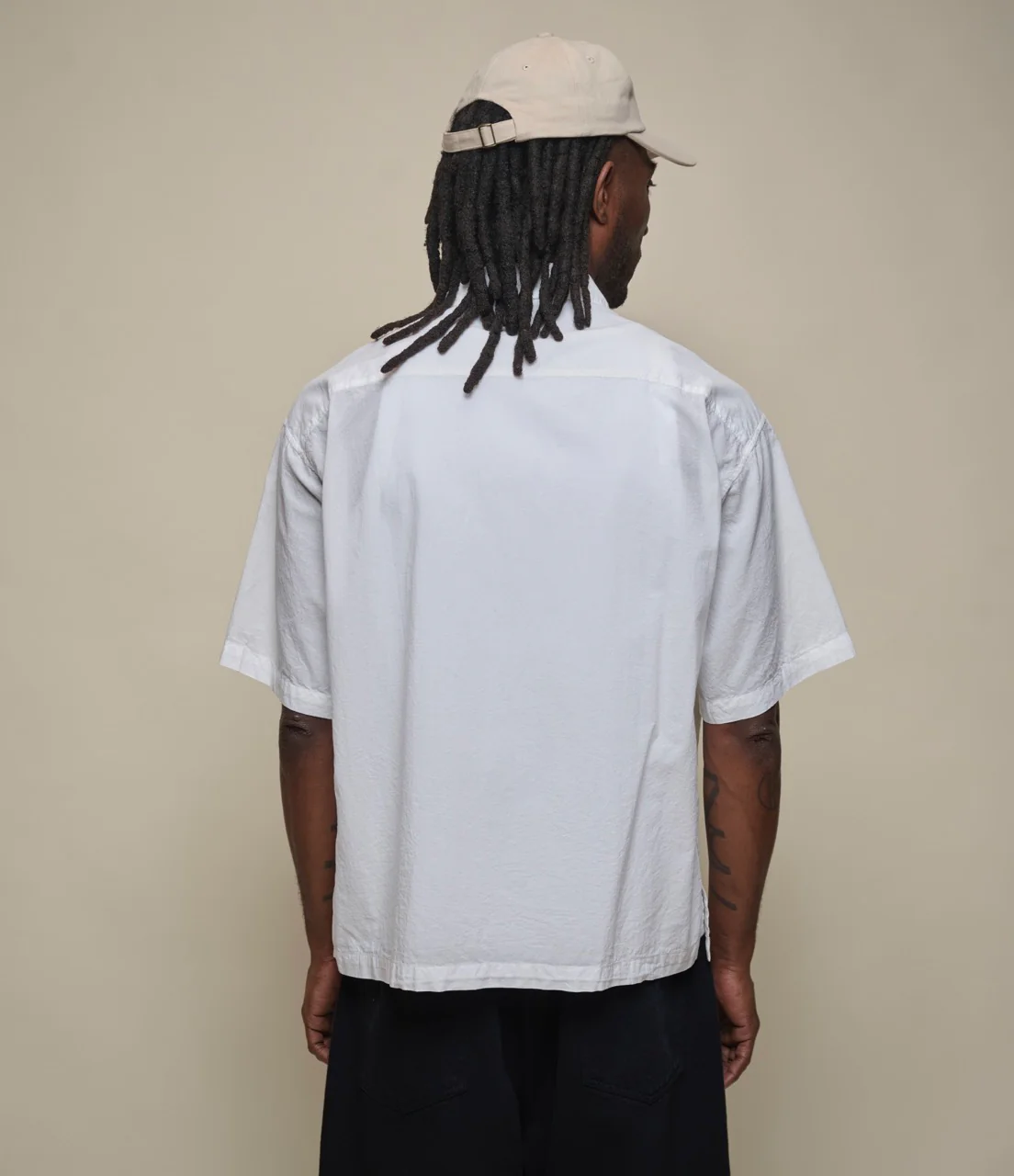 Lightweight Cotton Poplin Short Sleeve Shirt - Image 6