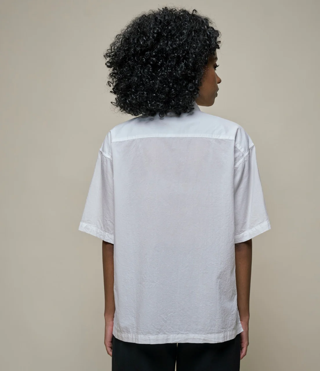 Lightweight Cotton Poplin Short Sleeve Shirt - Image 7