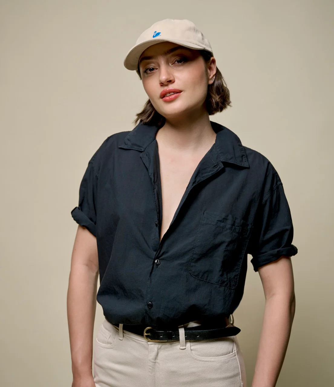Lightweight Cotton Poplin Short Sleeve Shirt - Image 3