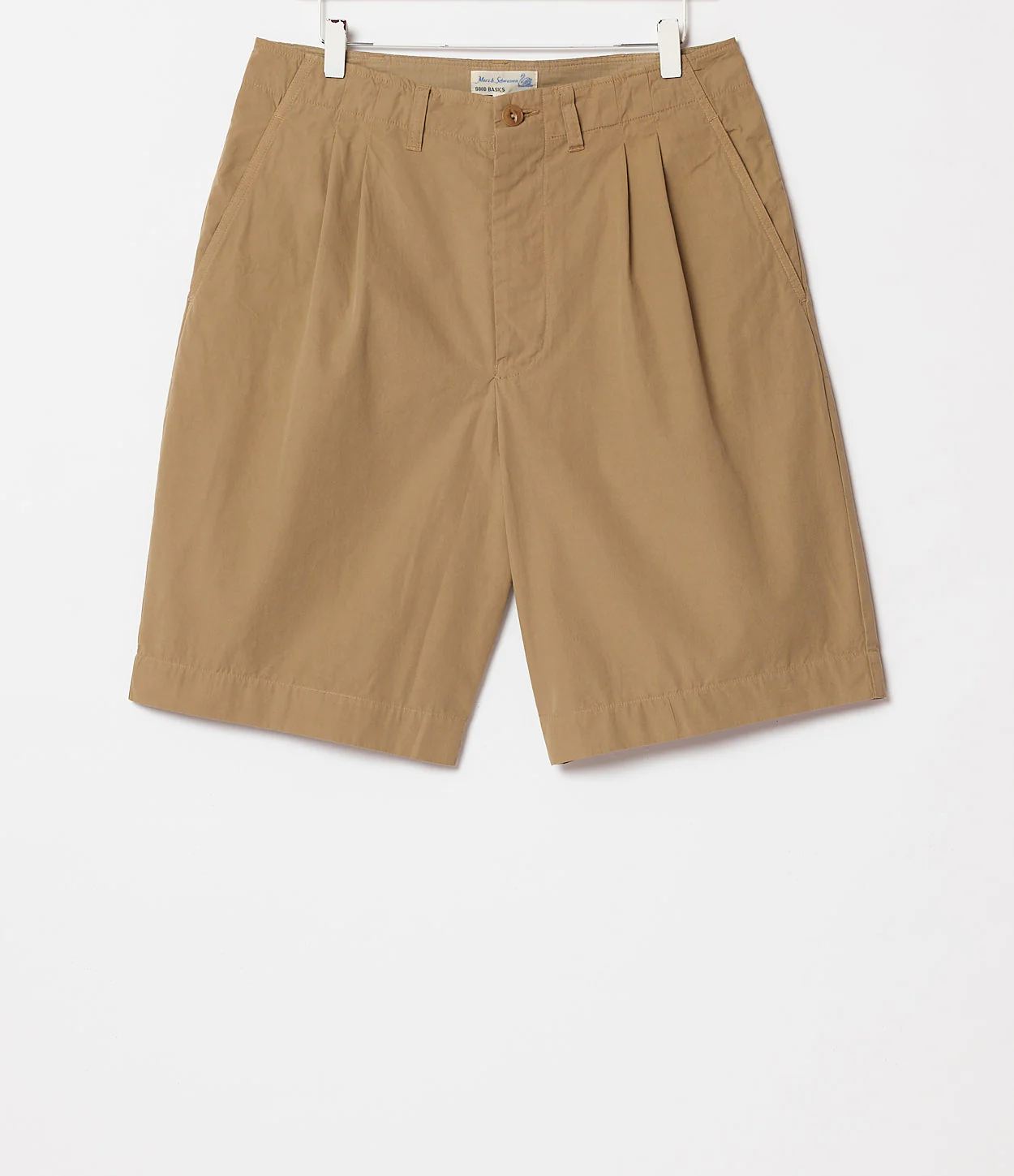 Pleated Cotton Poplin Bermuda Shorts - Image 2