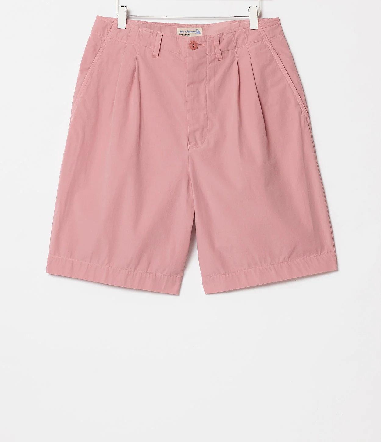 Pleated Cotton Poplin Bermuda Shorts - Image 2