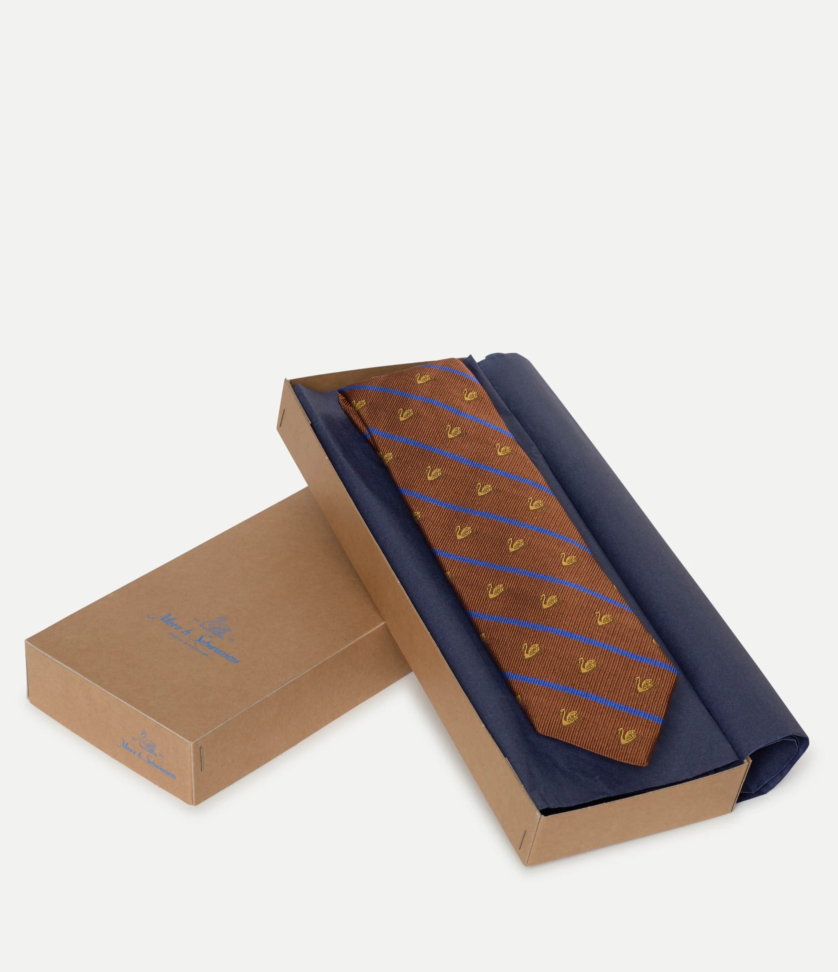 Silk Tie – Swan Drift - Image 2