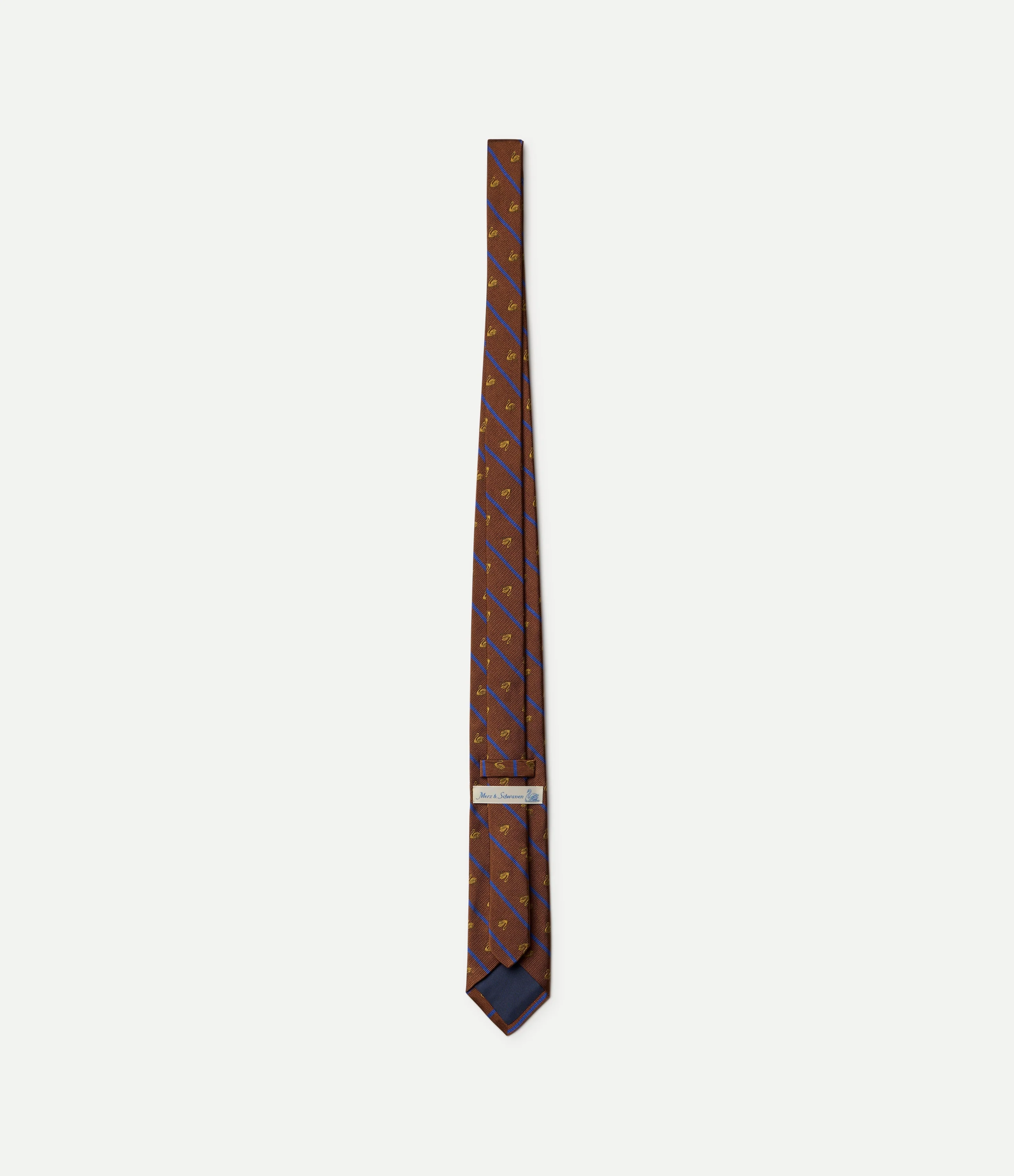 Silk Tie – Swan Drift - Image 4