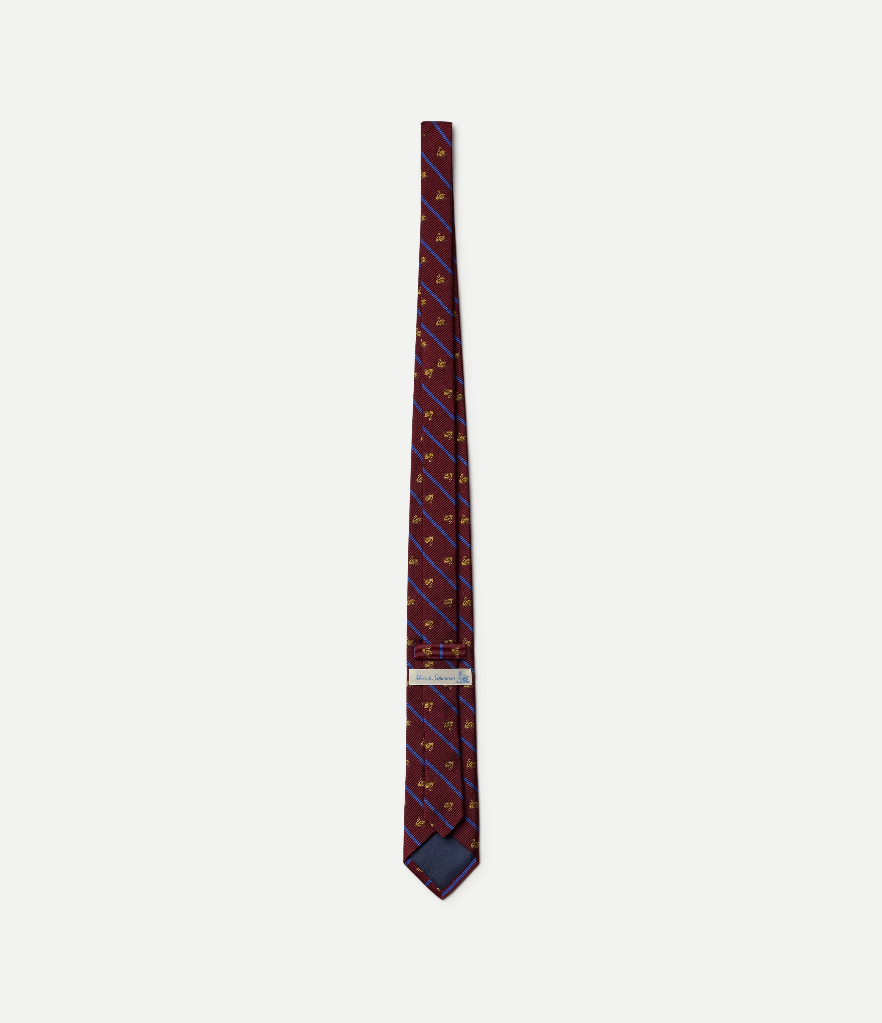 Silk Tie – Swan Drift - Image 4
