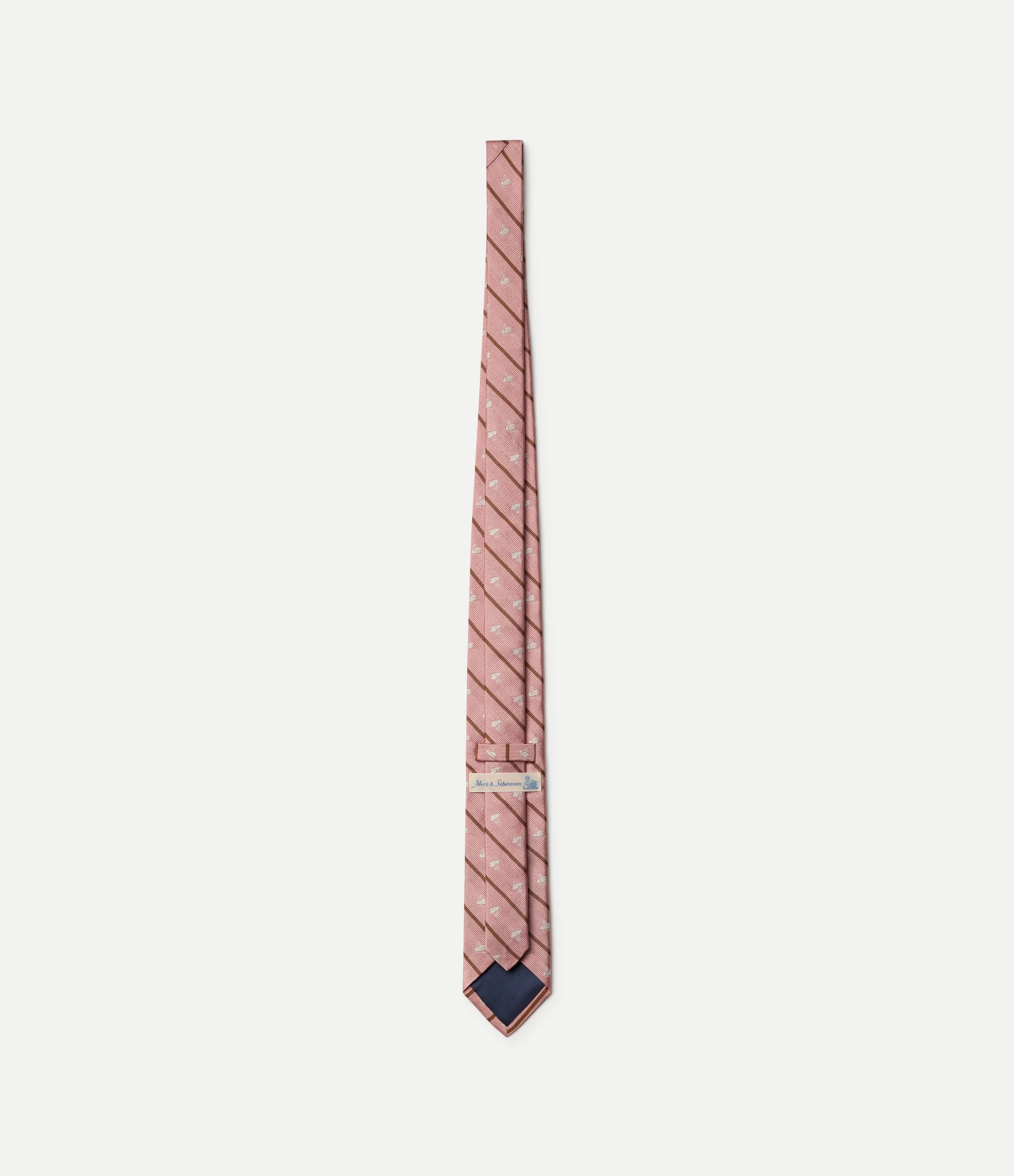 Silk Tie – Swan Drift - Image 4