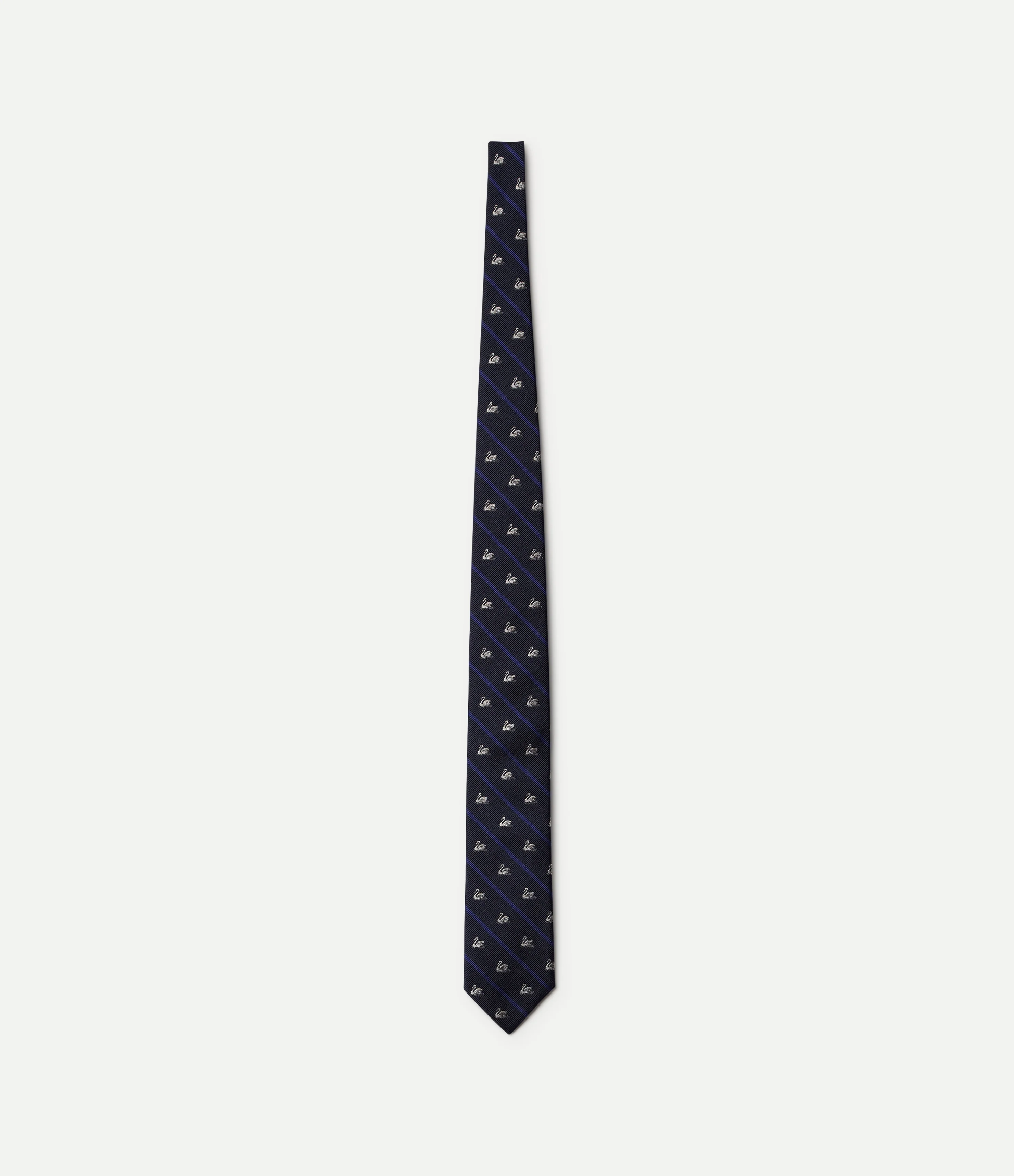 Silk Tie – Swan Drift - Image 3