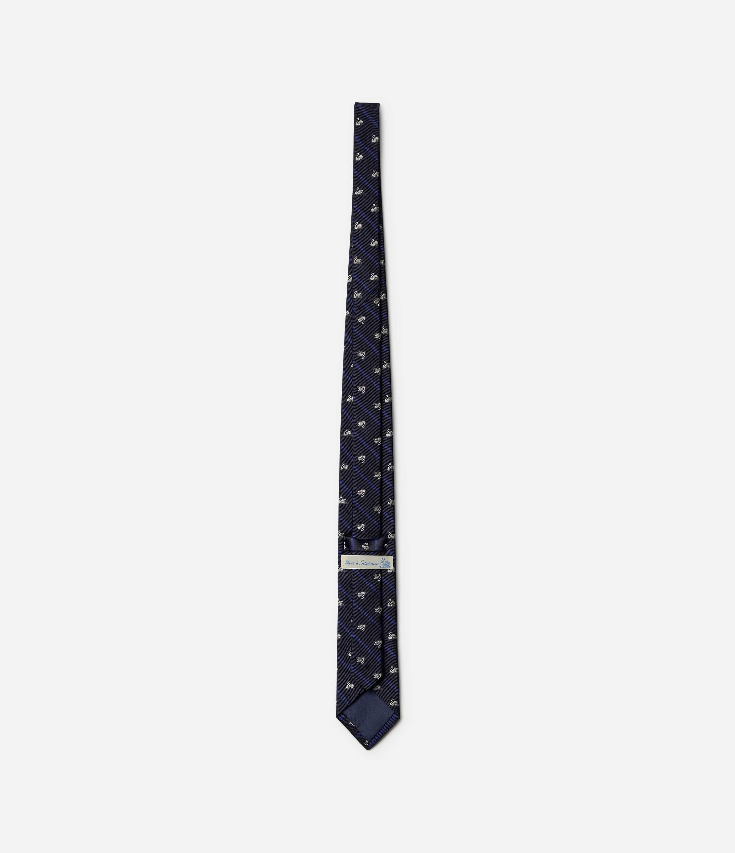 Silk Tie – Swan Drift - Image 4