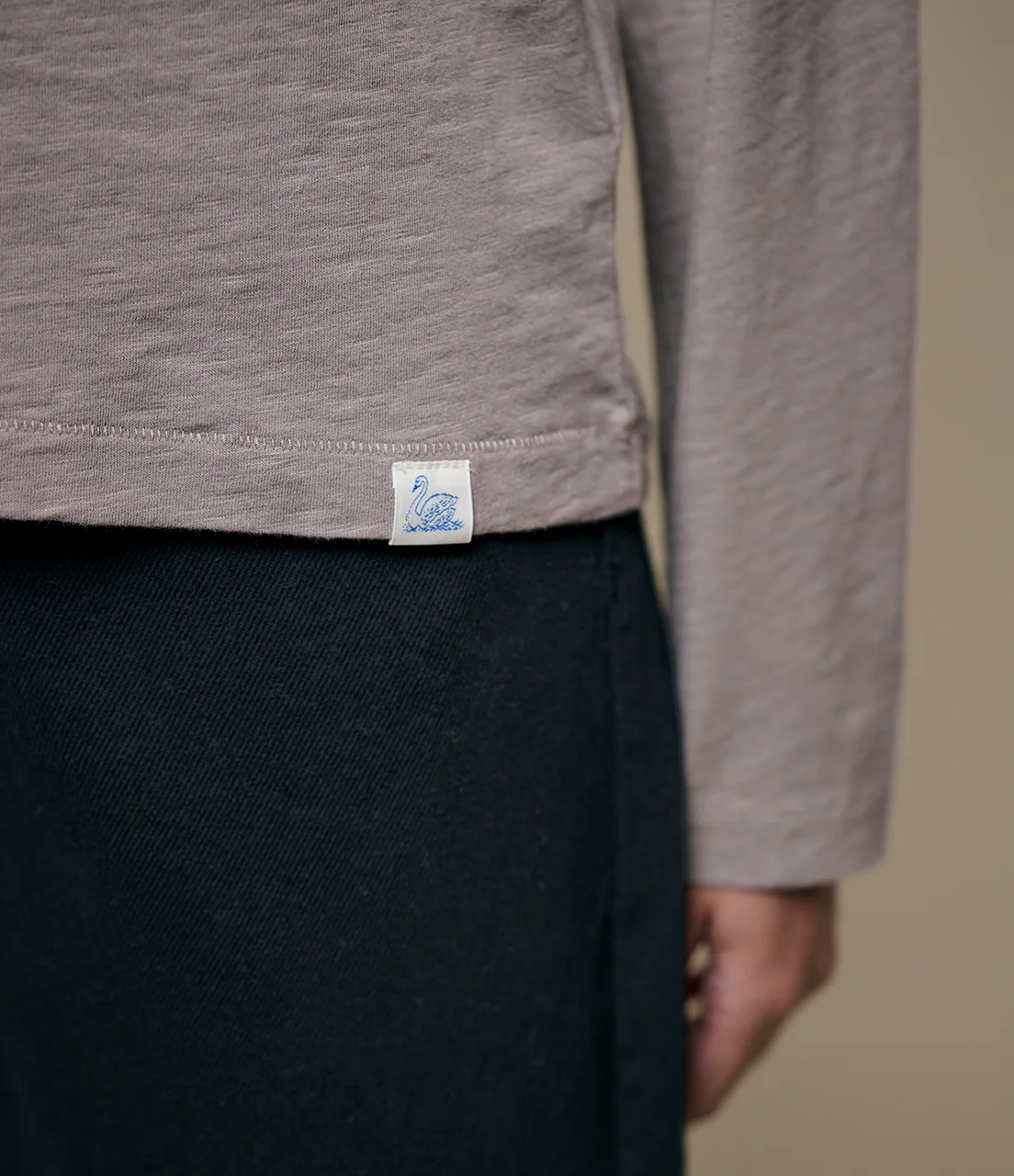 Slub Pima Cotton Women's Longsleeve - Image 4