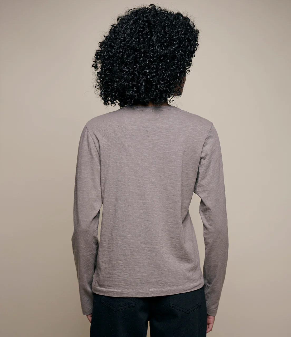 Slub Pima Cotton Women's Longsleeve - Image 5