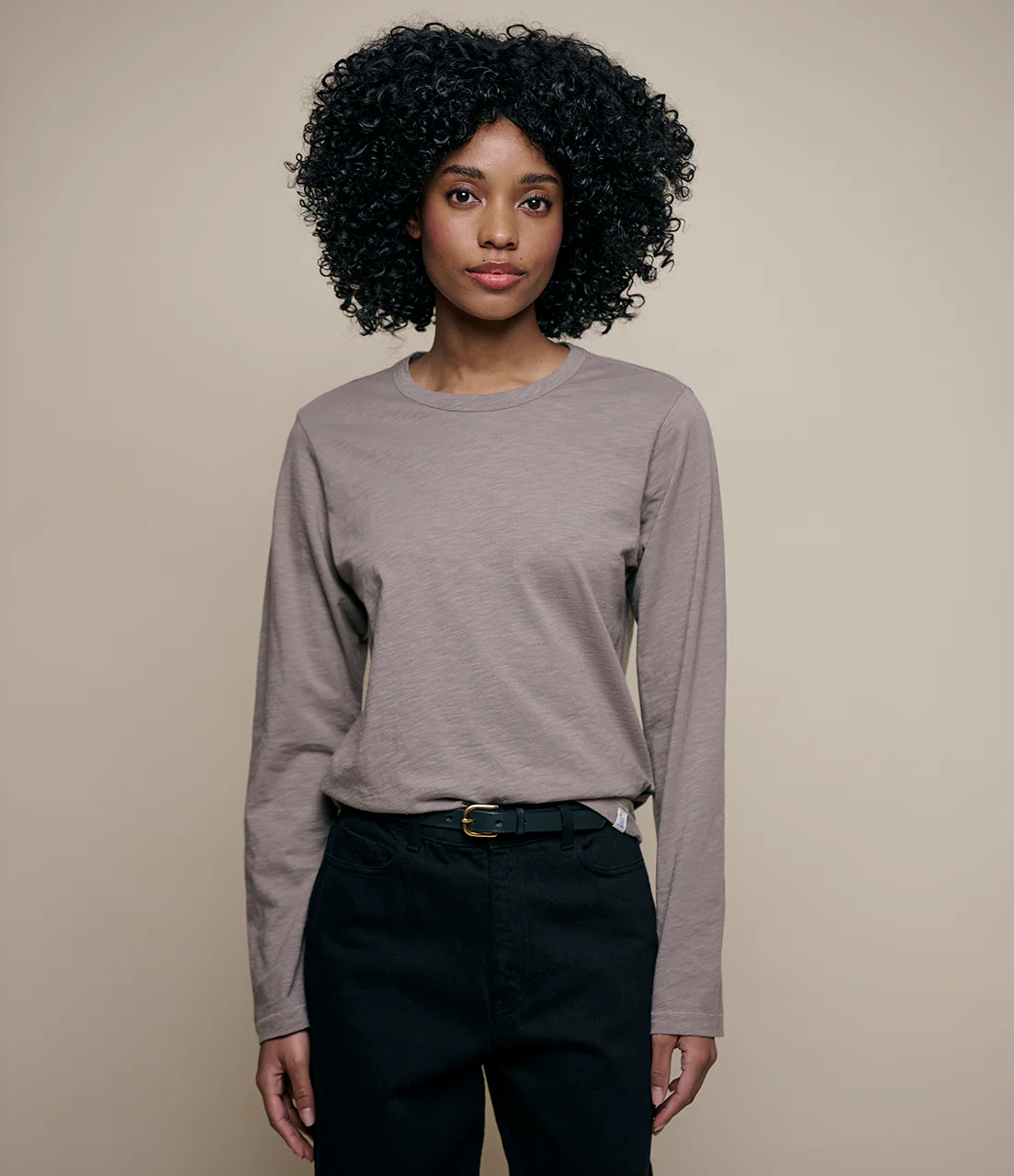 Slub Pima Cotton Women's Longsleeve - Image 6