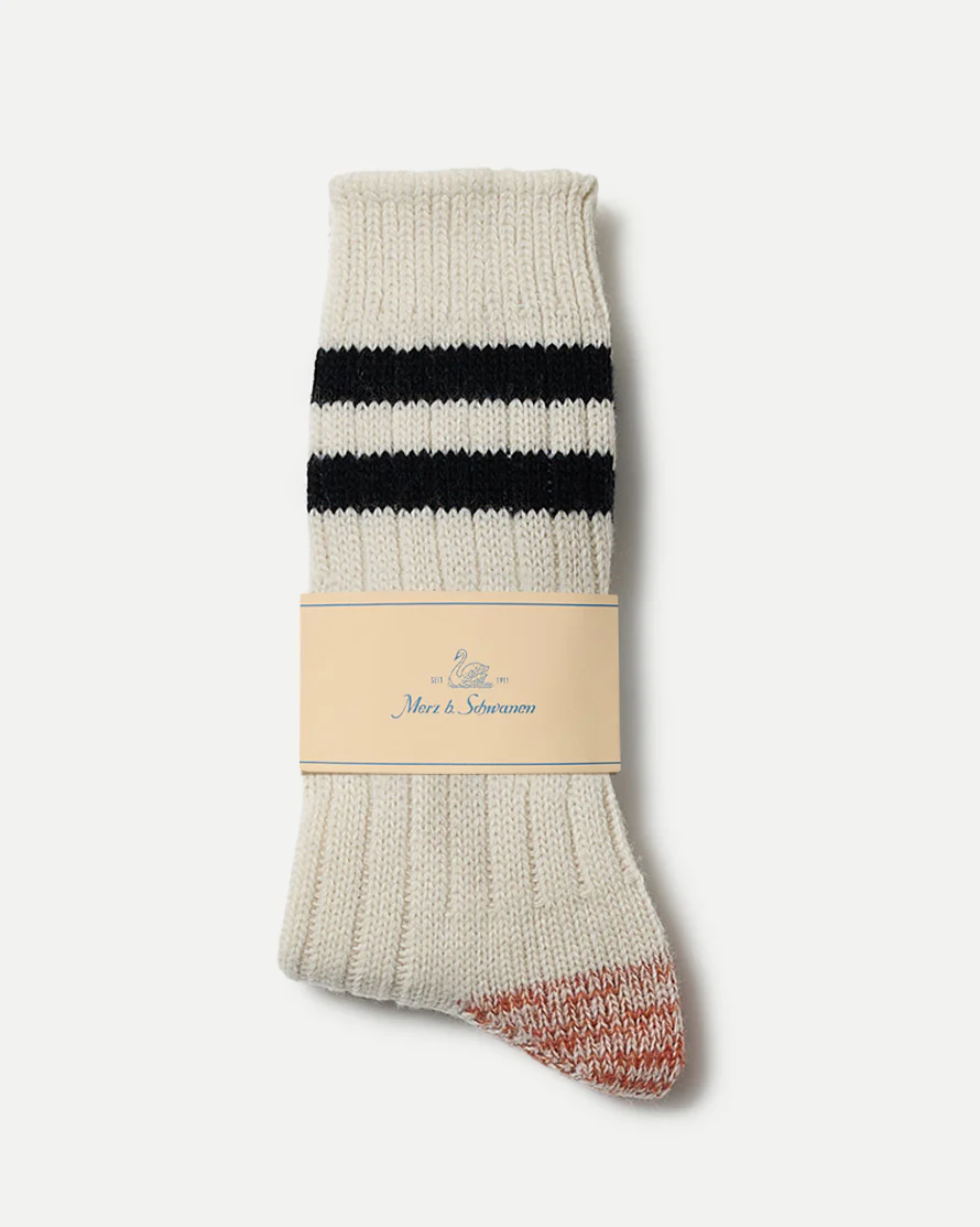 Striped Merino Wool Socks