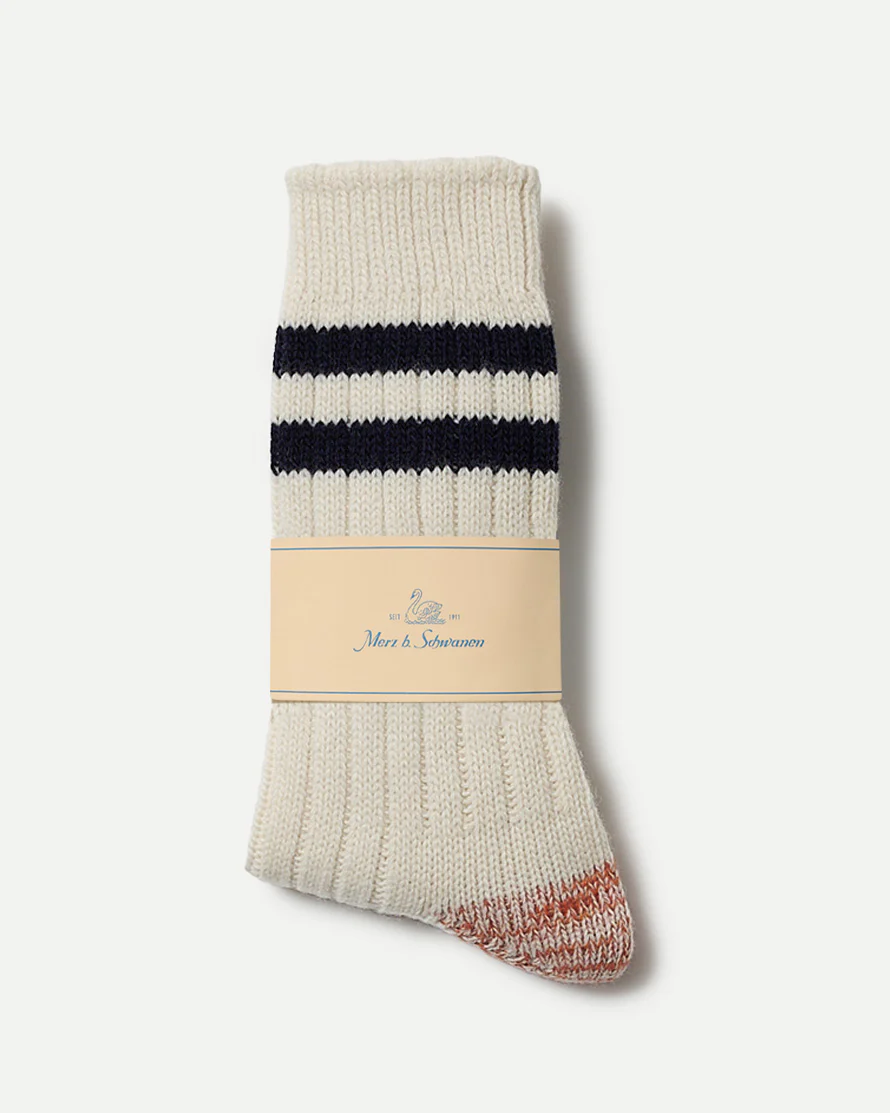 Striped Merino Wool Socks
