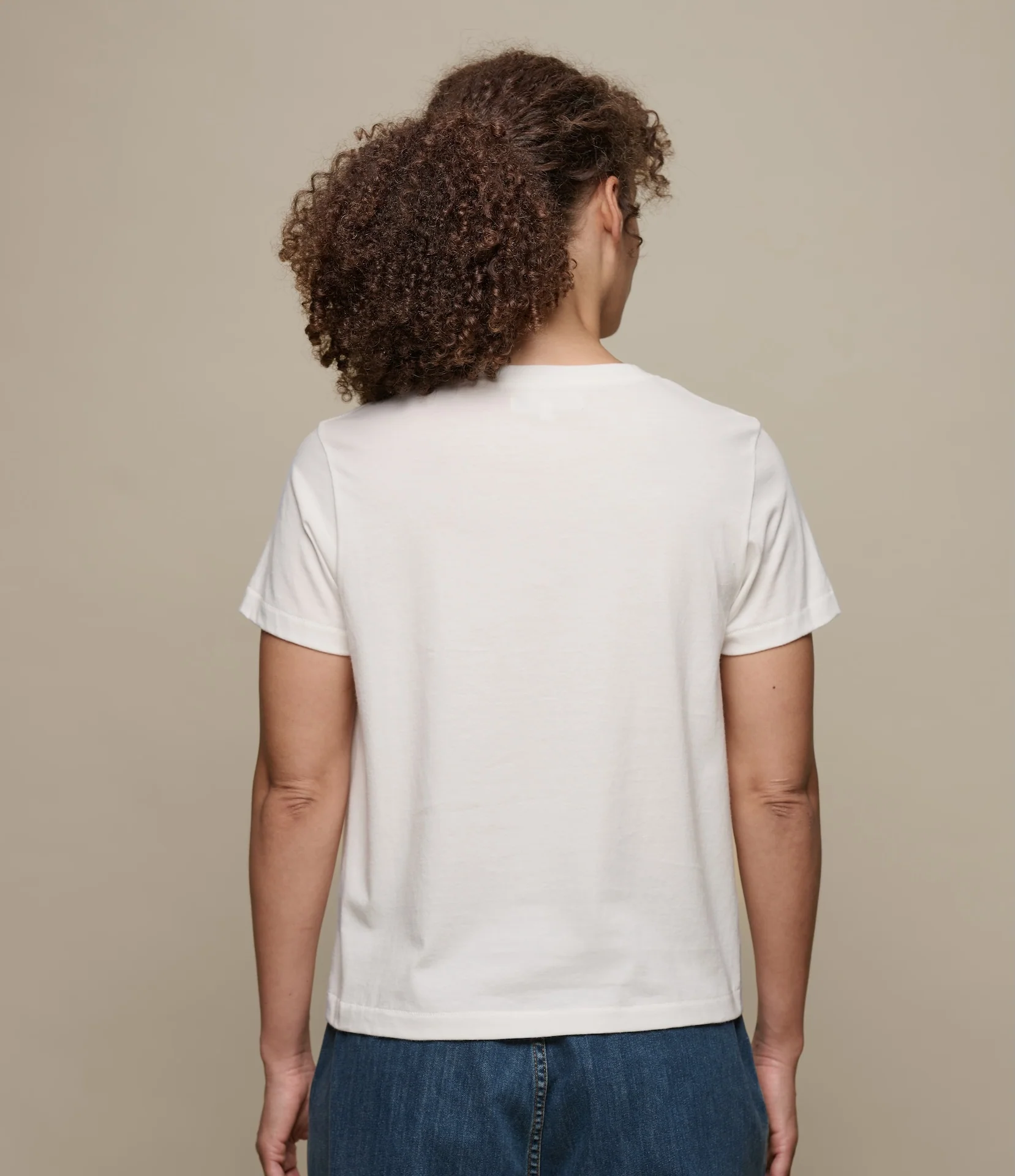 Soft Pima Cotton Women's V-Neck T-Shirt - Image 3