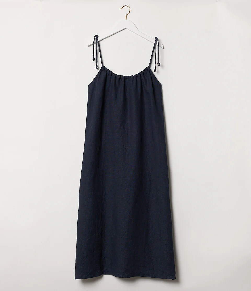 Linen Strap Dress - Image 2