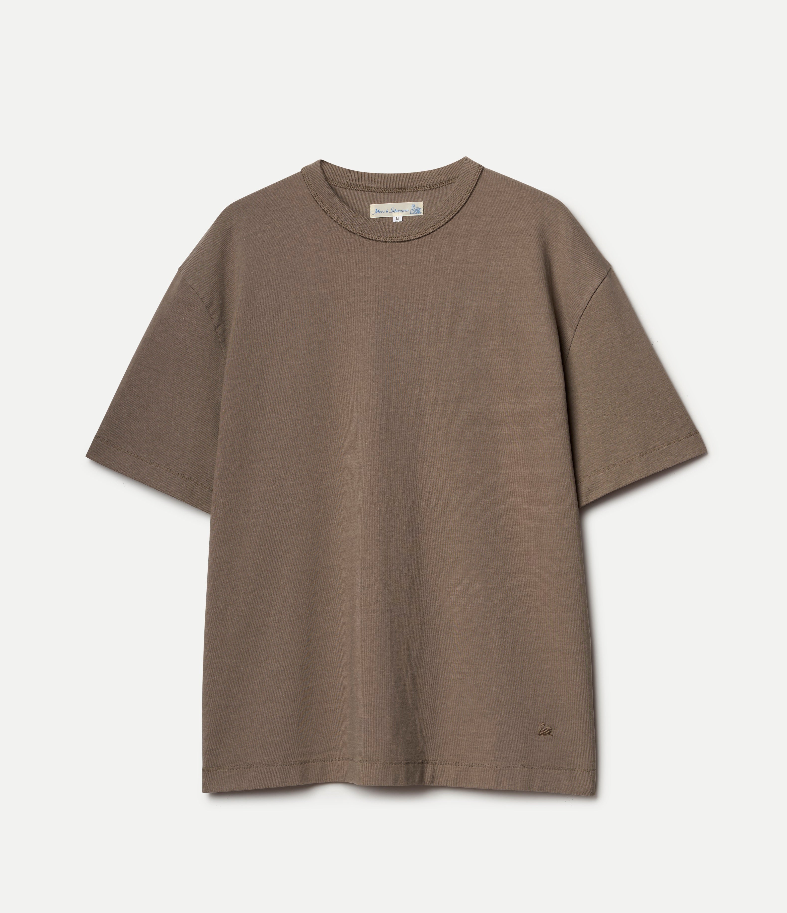 Sturdy Boxy Fit Giza Cotton-Hemp T-Shirt