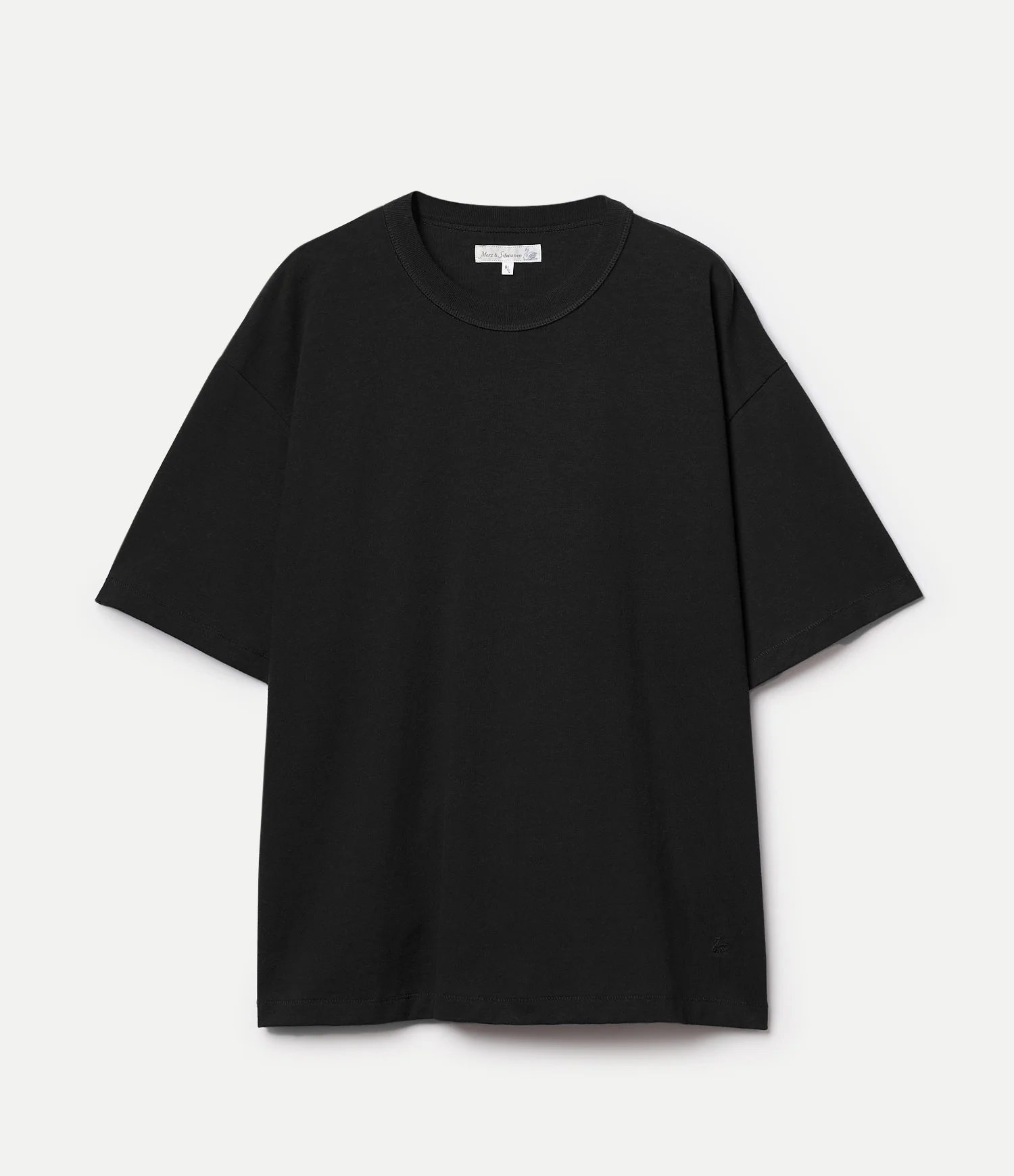 Sturdy Boxy Fit Giza Cotton-Hemp T-Shirt