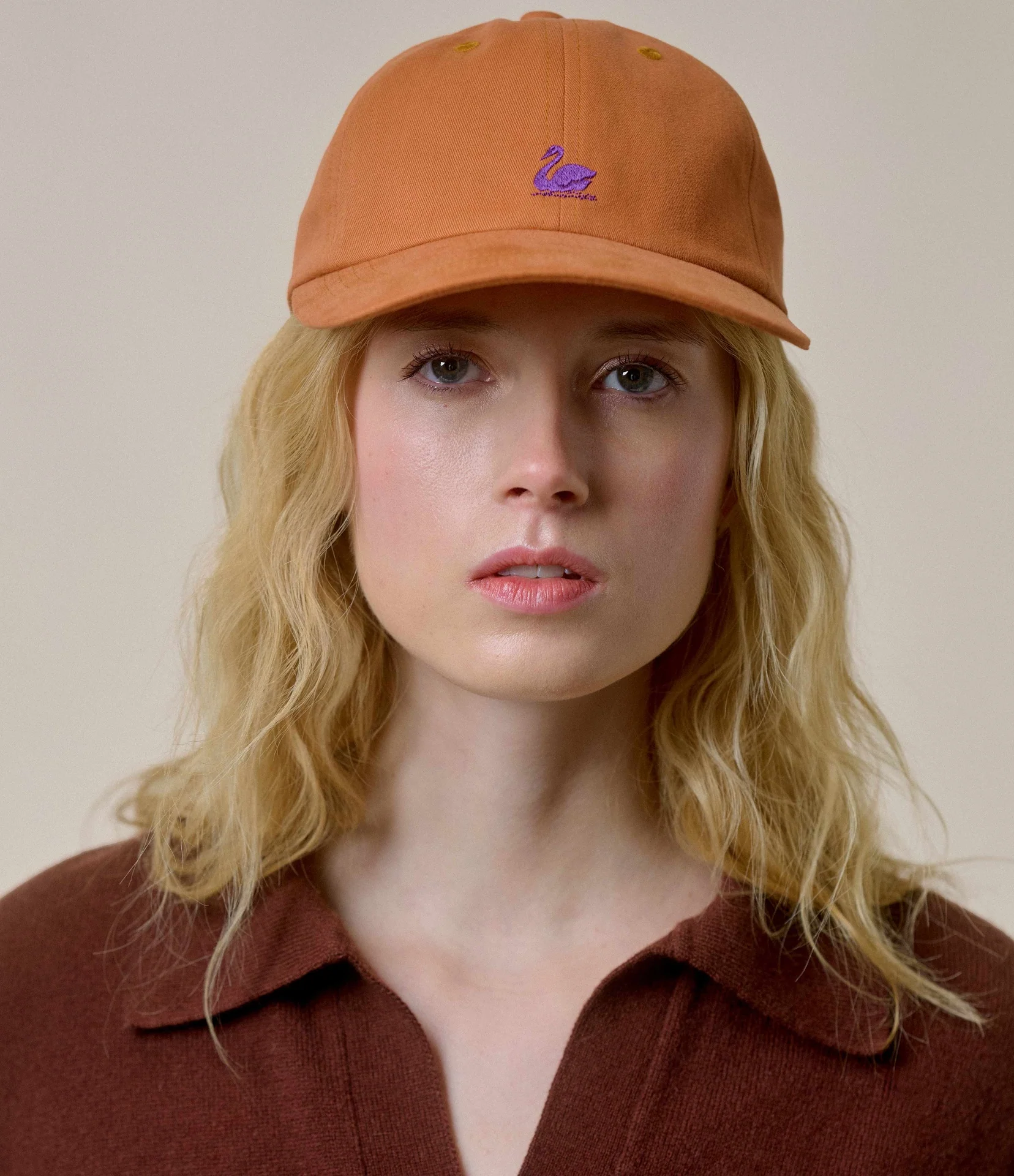 Swan Logo Cotton Twill Cap - Image 5