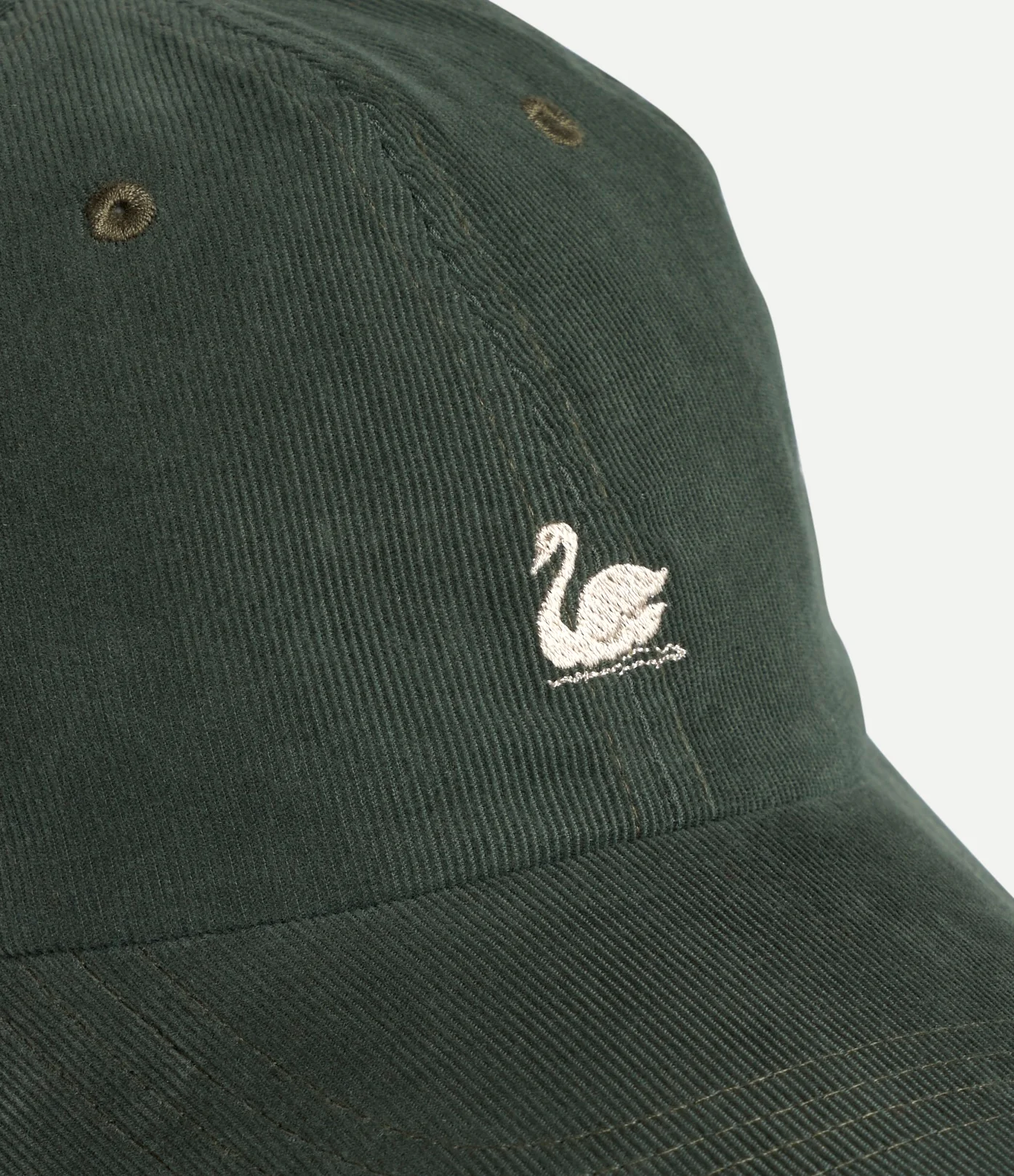 Swan Logo Cotton Corduroy Cap - Image 2