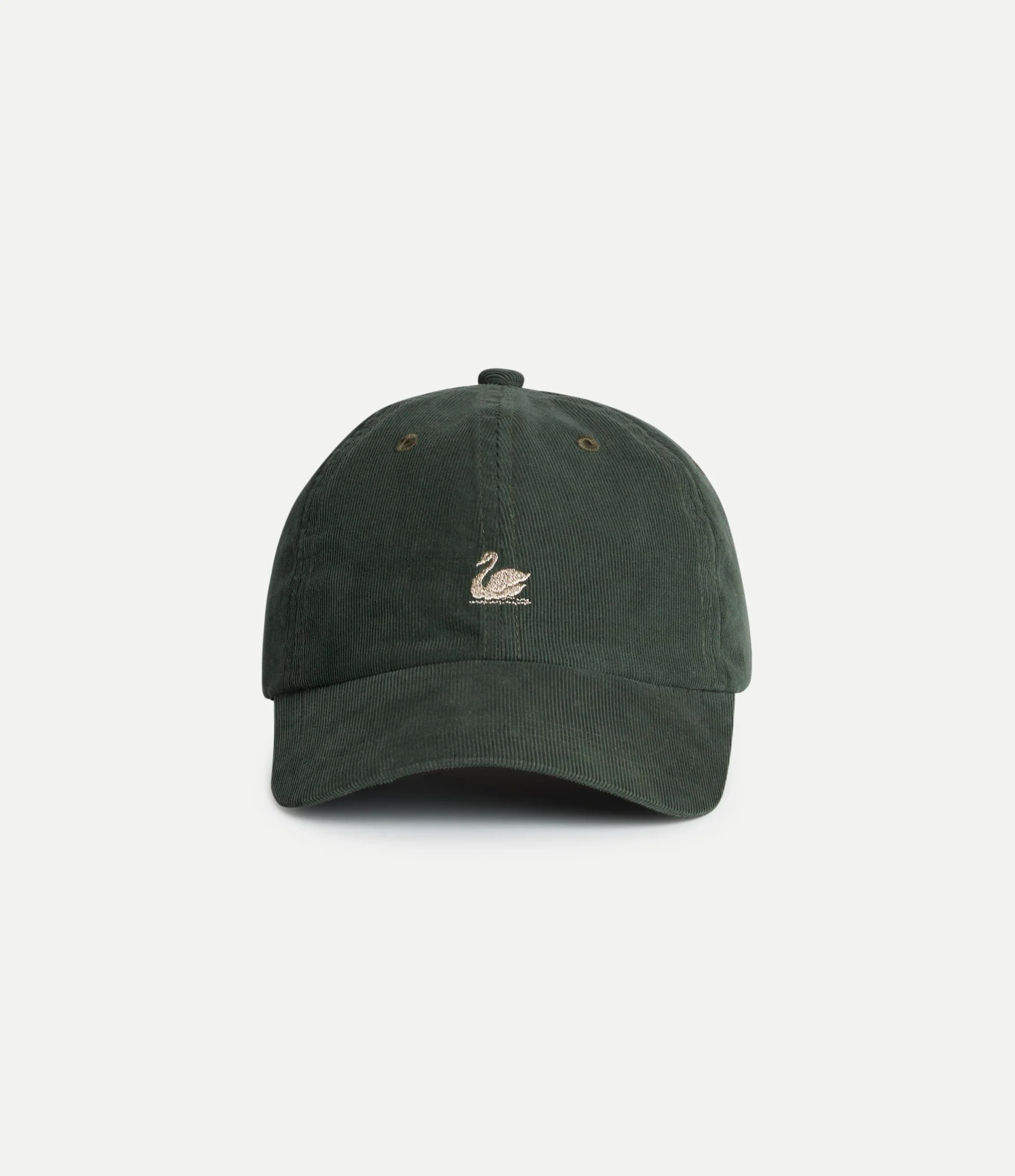 Swan Logo Cotton Corduroy Cap - Image 4