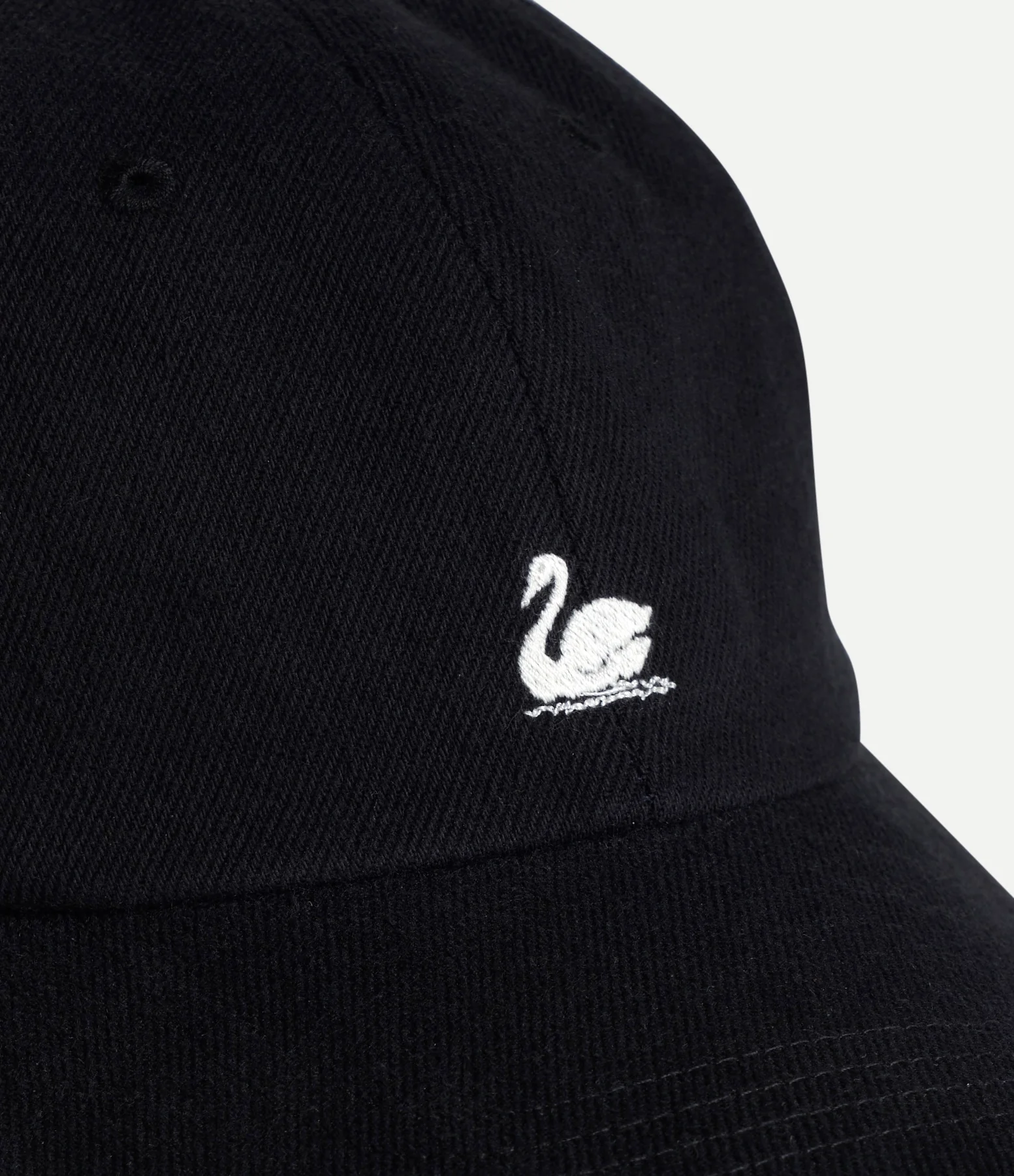 Swan Logo Heavy Cotton Twill Cap - Image 2