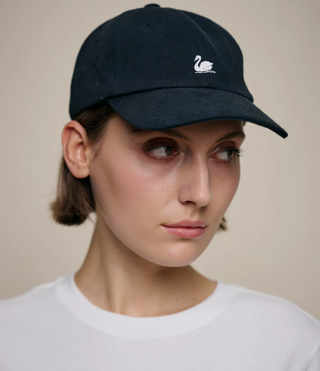 Swan Logo Heavy Cotton Twill Cap - Image 6