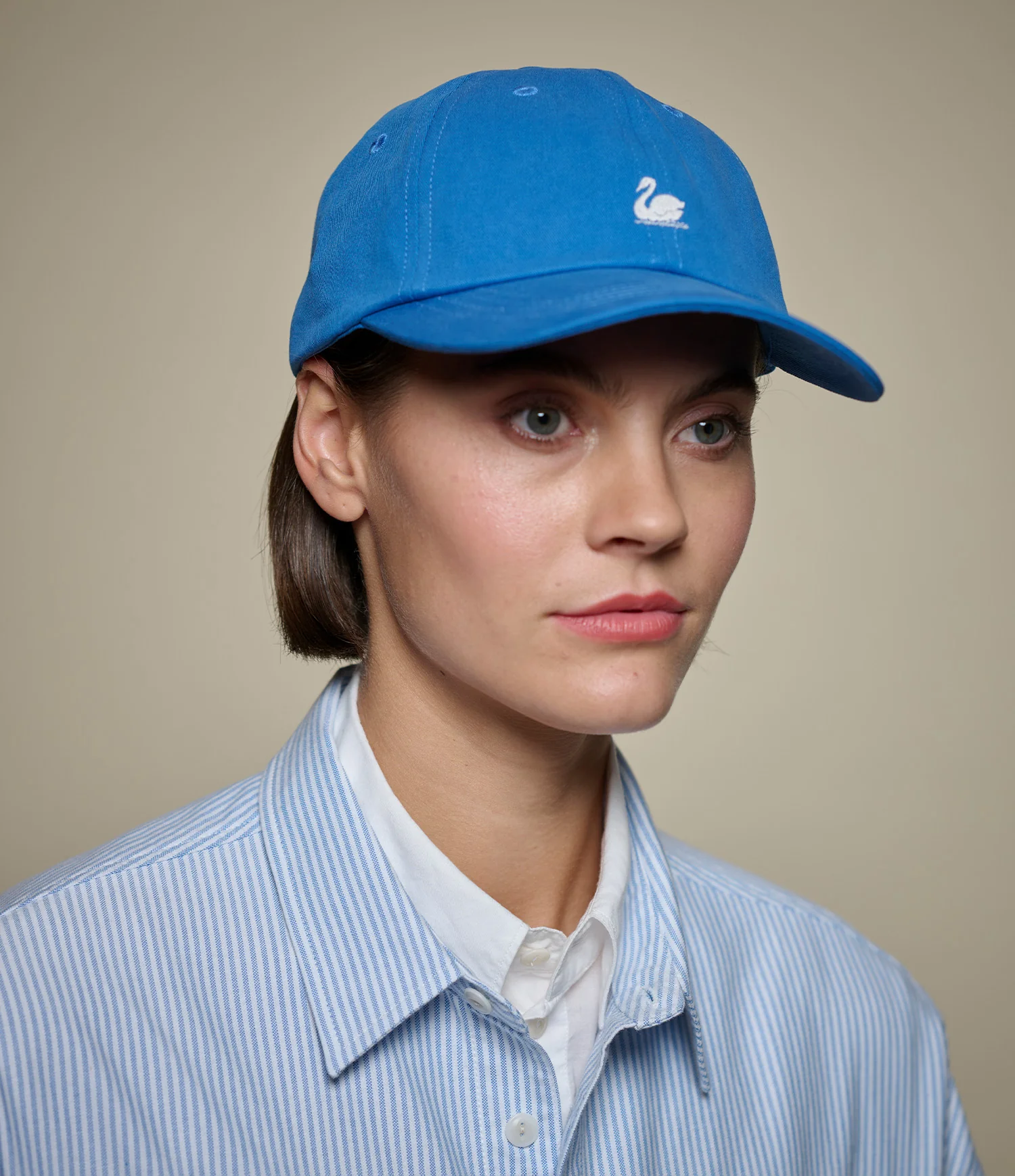 Swan Logo Cotton Twill Cap - Image 5
