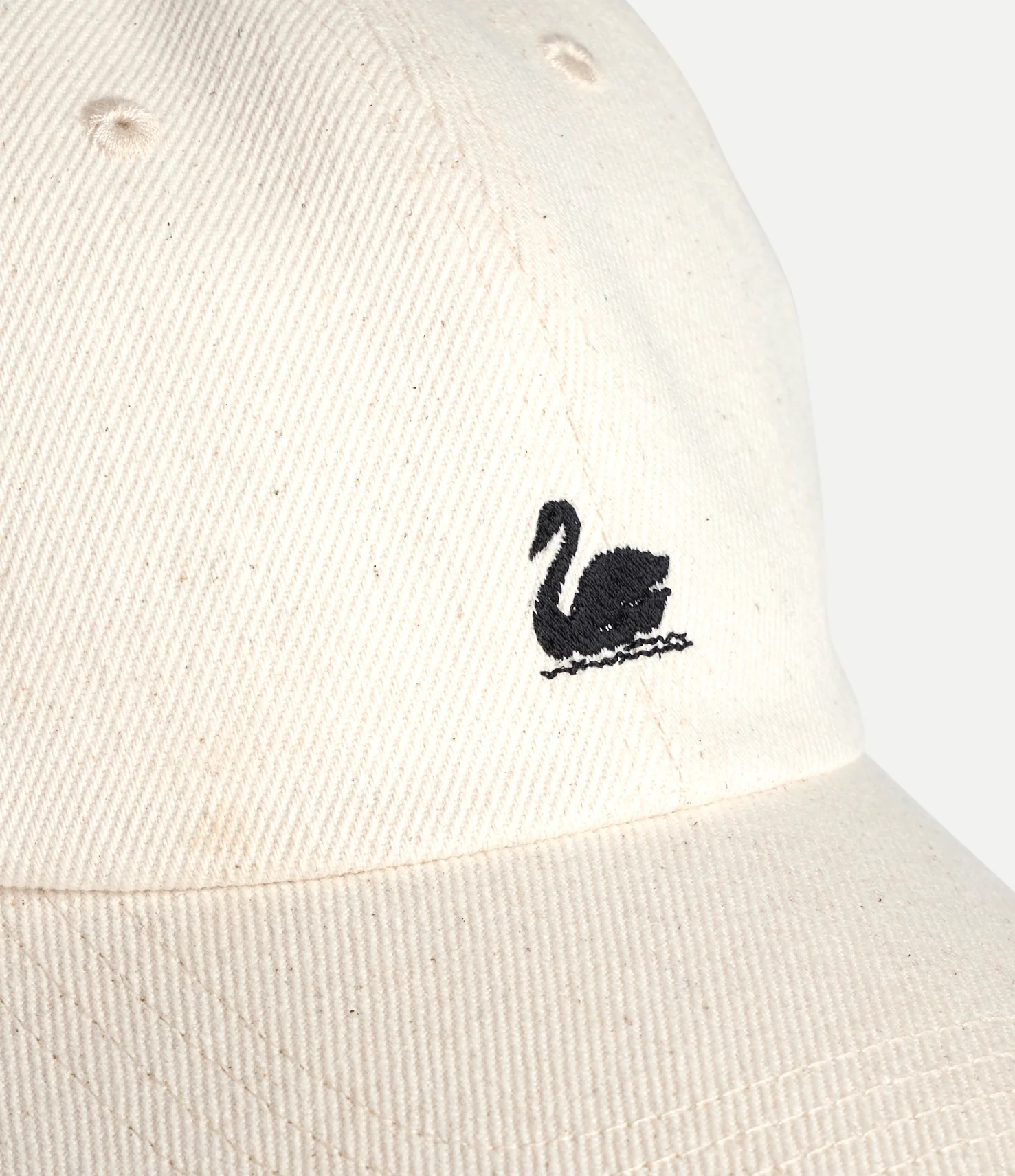 Swan Logo Heavy Cotton Twill Cap - Image 2