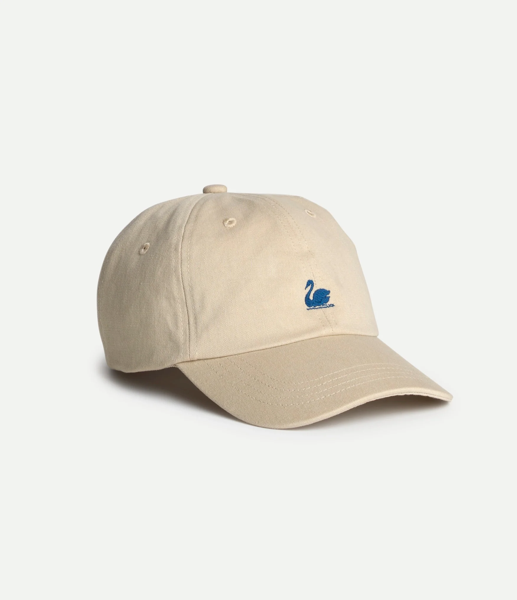 Swan Logo Cotton Twill Cap