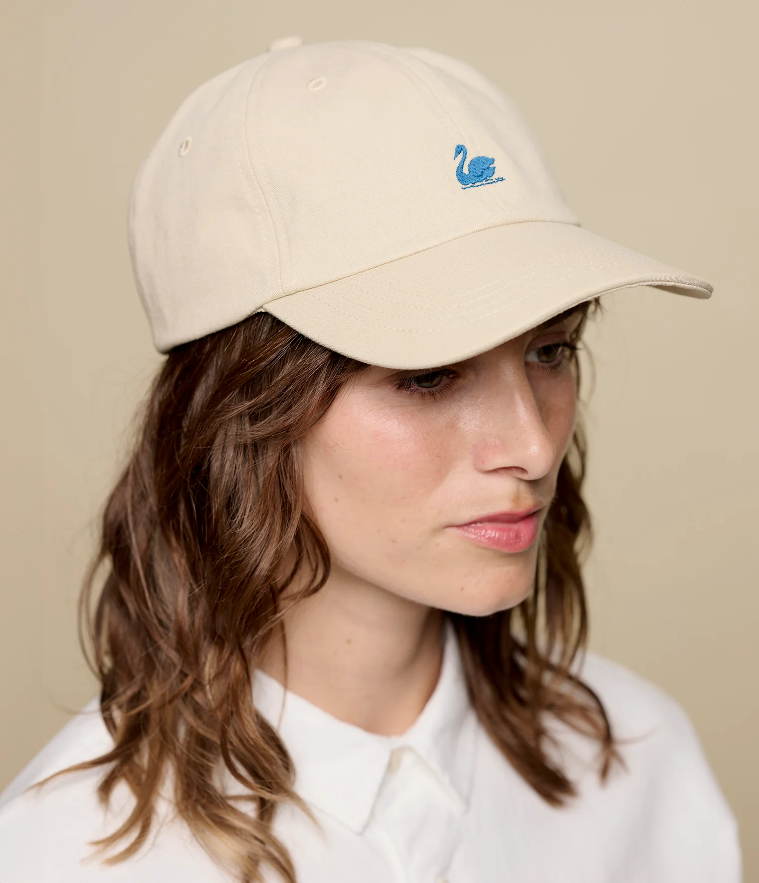 Swan Logo Cotton Twill Cap - Image 5