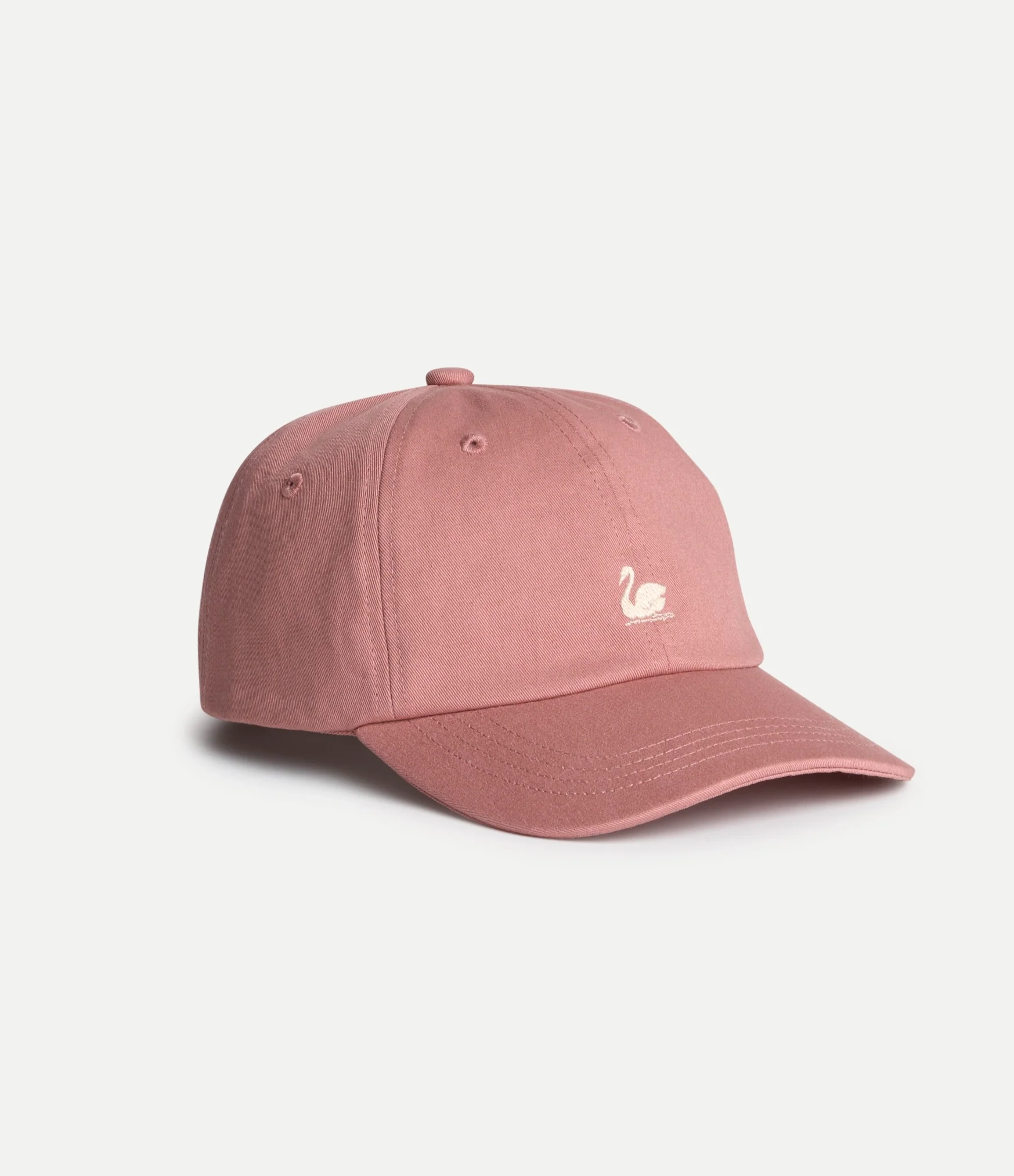 Swan Logo Cotton Twill Cap