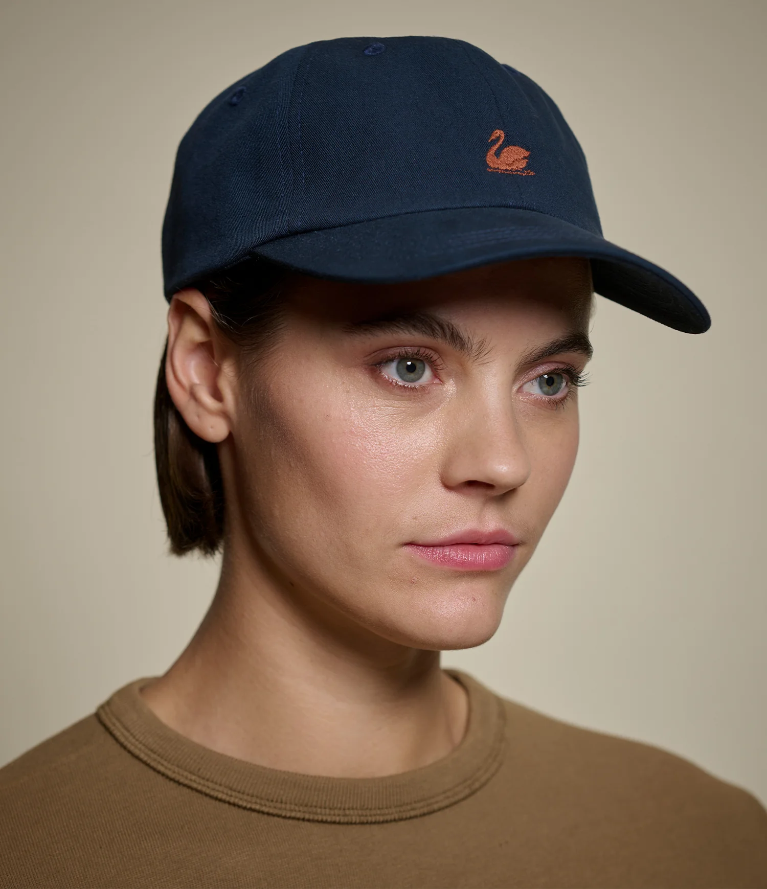 Swan Logo Cotton Twill Cap - Image 5