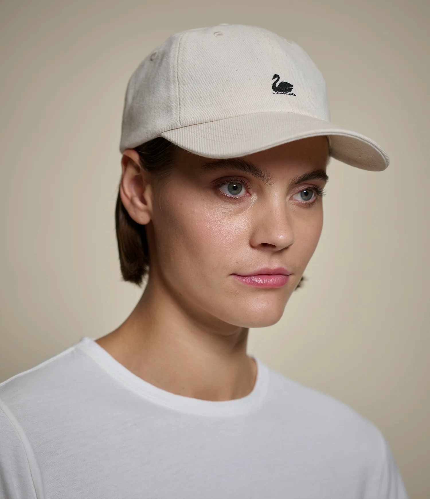 Swan Logo Heavy Cotton Twill Cap - Image 5