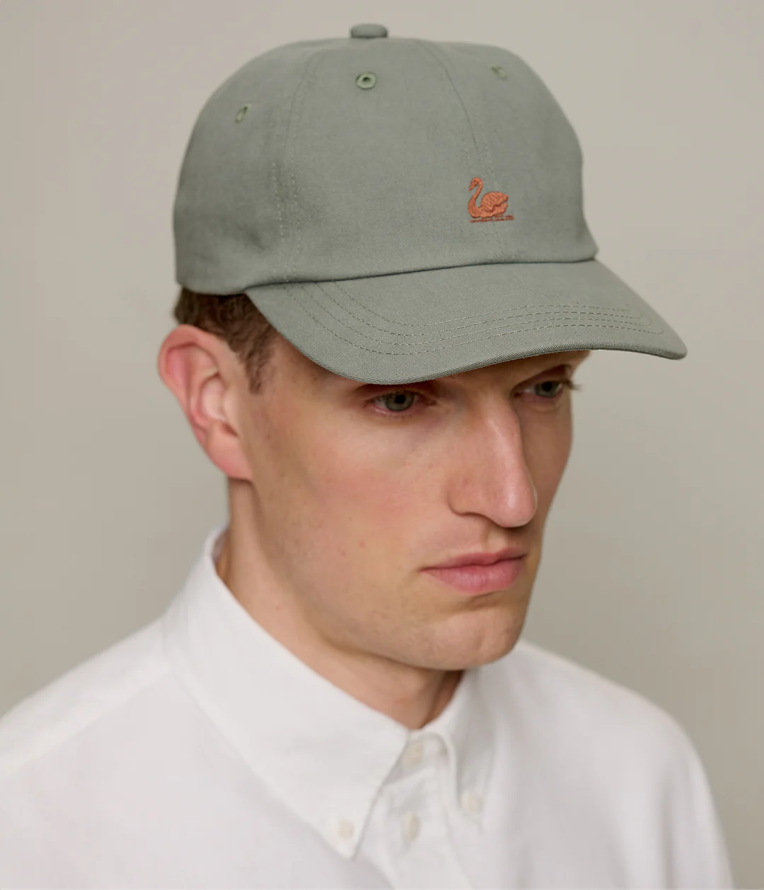 Swan Logo Cotton Twill Cap - Image 5