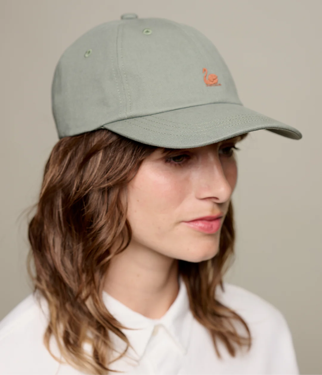 Swan Logo Cotton Twill Cap - Image 6