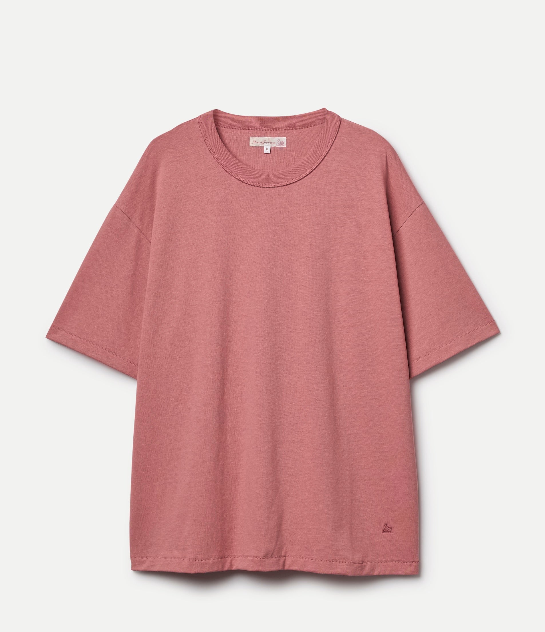 Sturdy Boxy Fit Giza Cotton-Hemp T-Shirt - Image 2