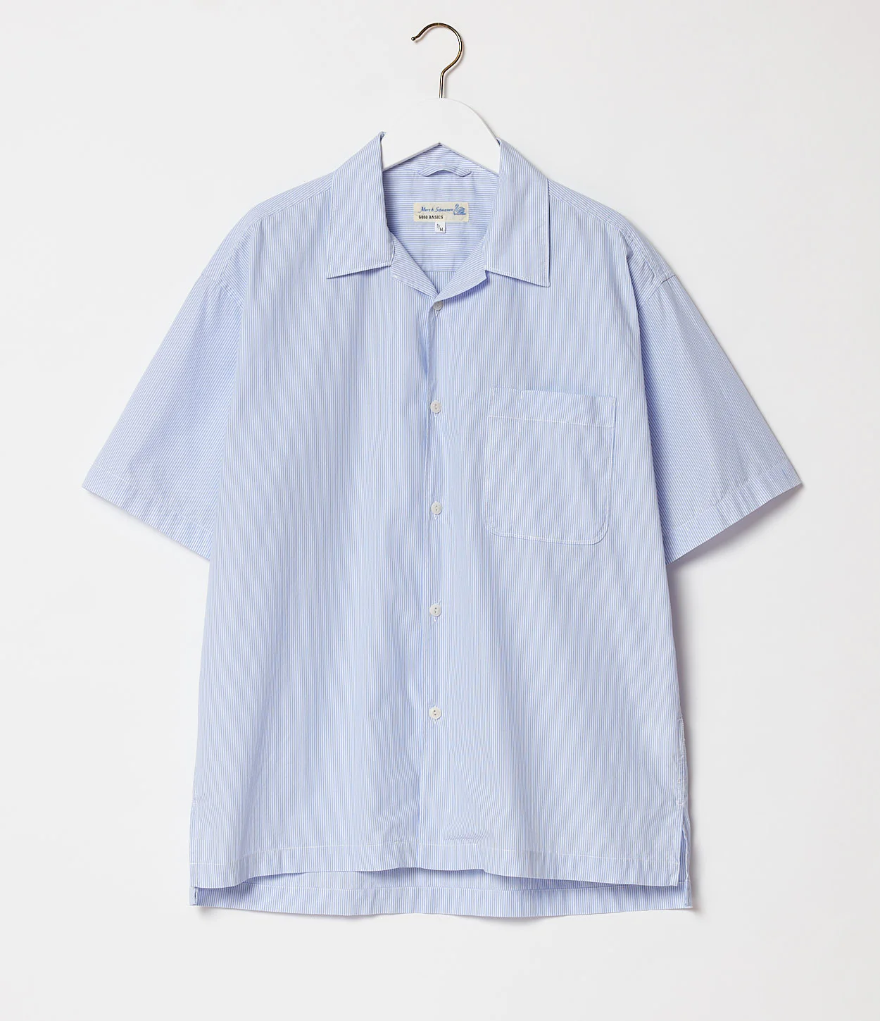 Lightweight Cotton Poplin Bowling Short Sleeve Shirt - Image 2