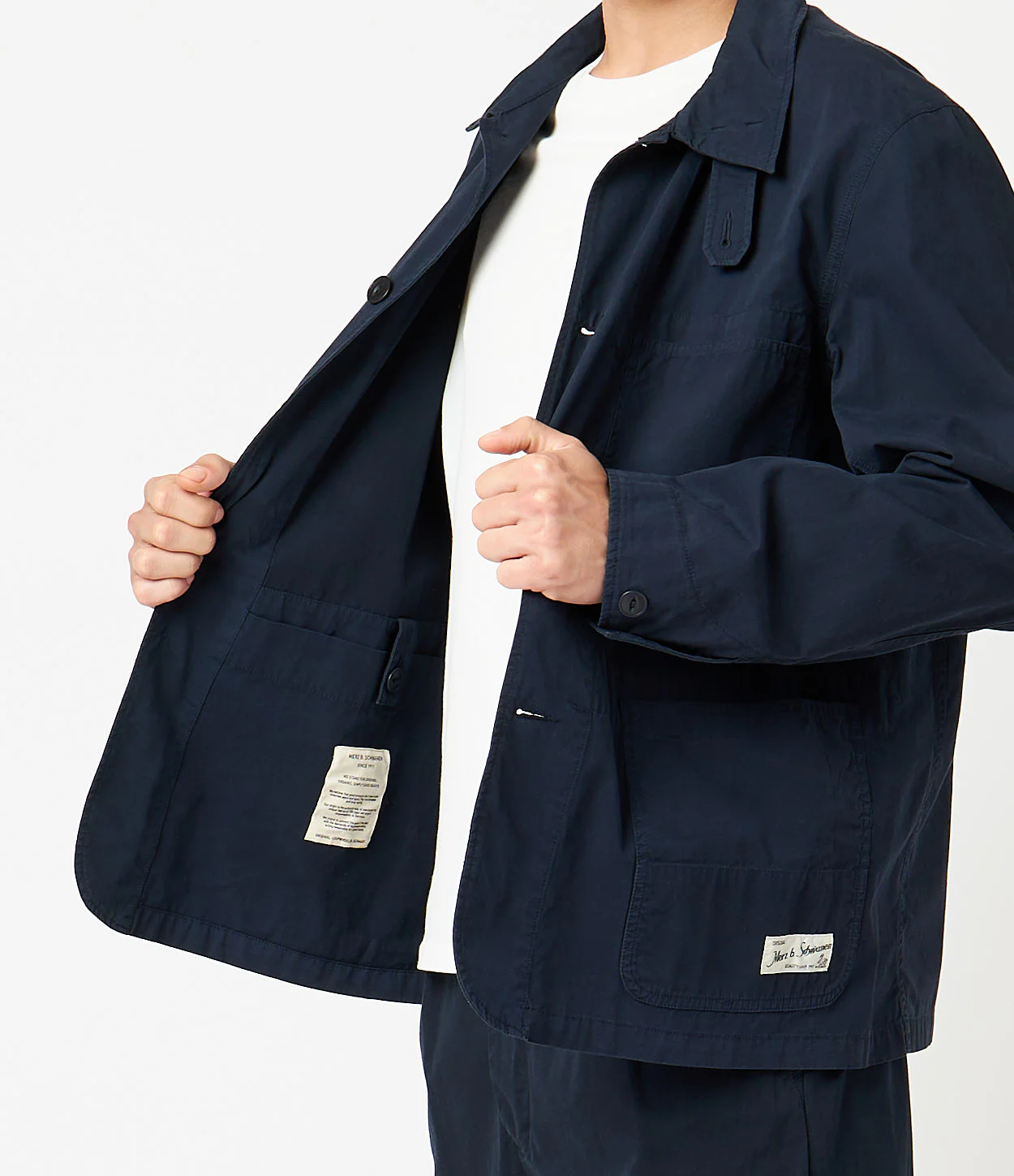 Worker’s Cotton Poplin Jacket - Image 4