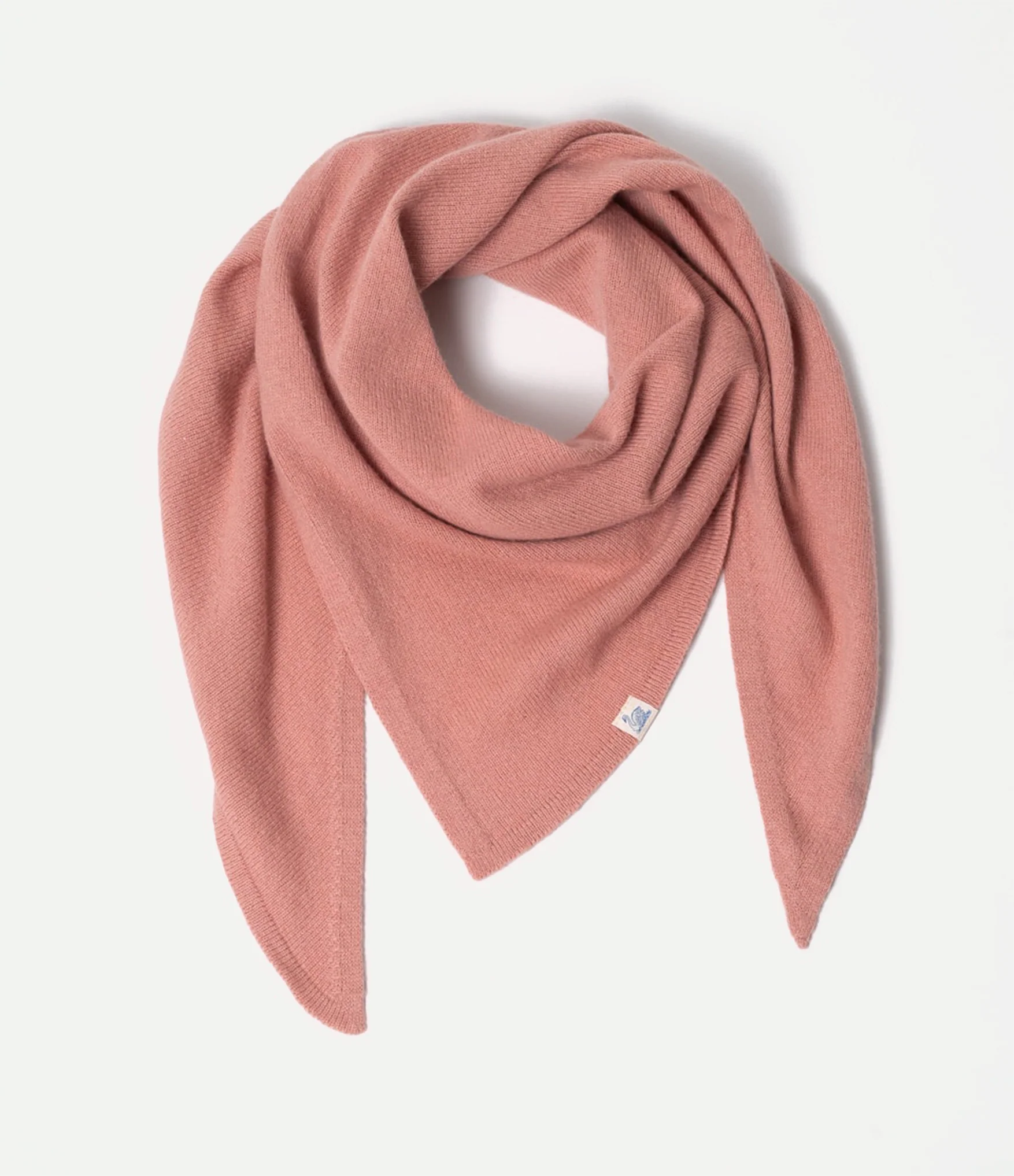 Medium Size Merino-Cashmere-Silk Triangle Scarf