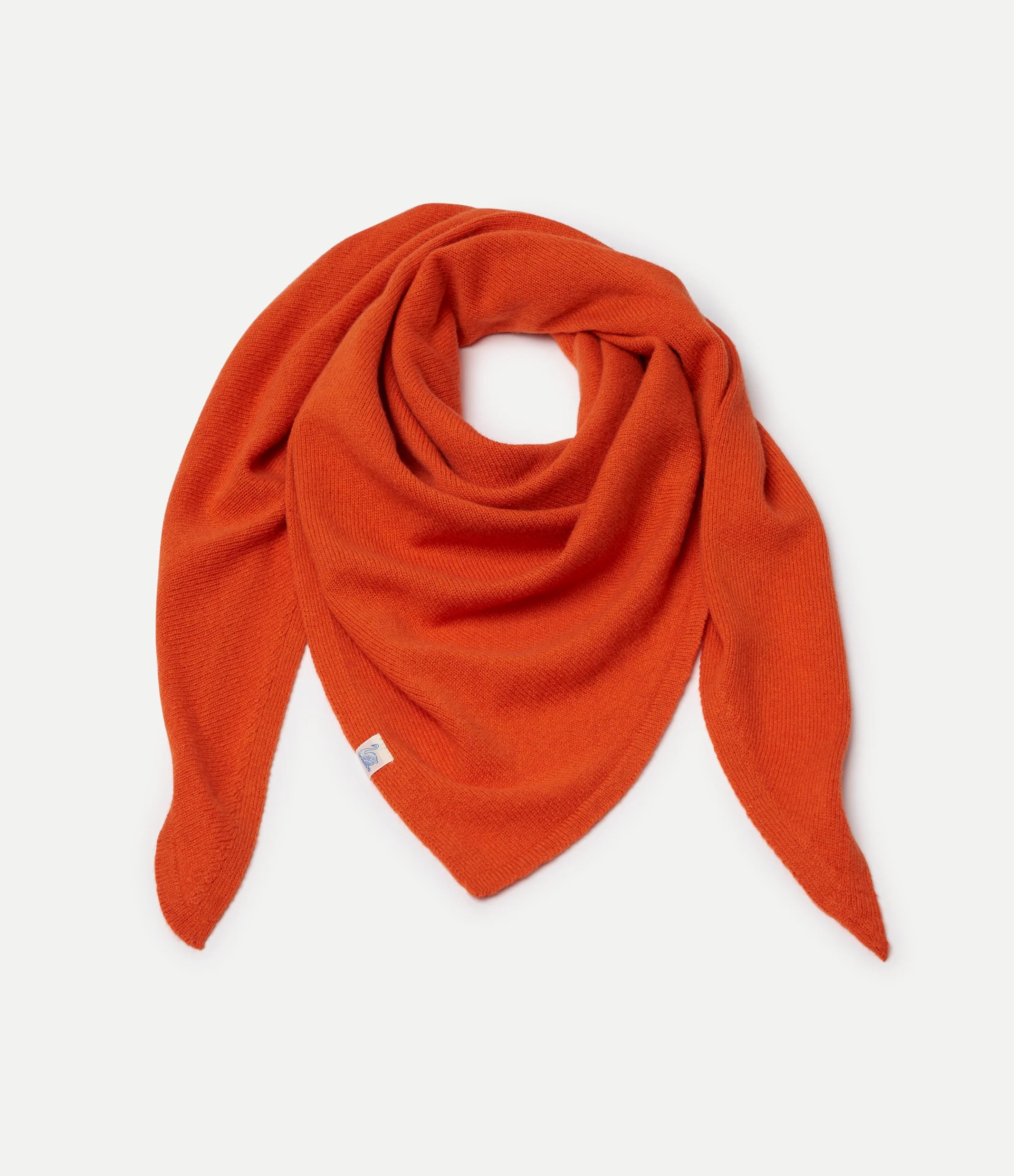Medium Size Merino-Cashmere-Silk Triangle Scarf
