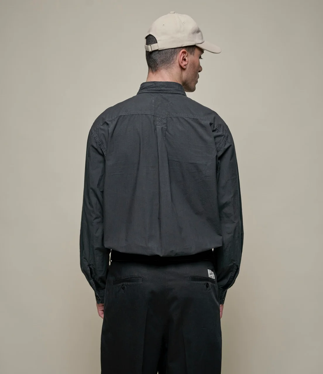 Paper Touch Cotton Poplin Long Sleeve Shirt - Image 3