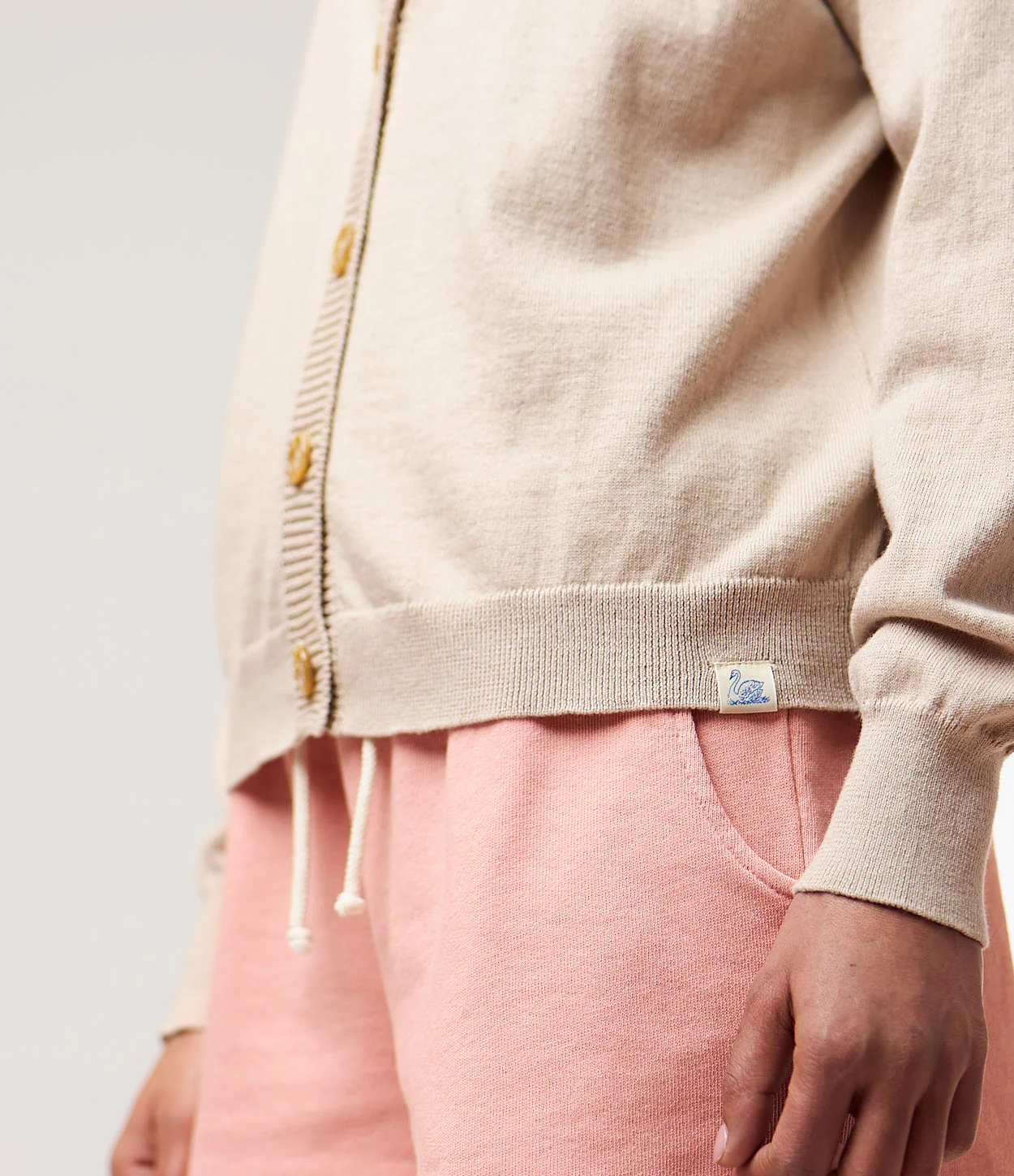 Cropped Cotton-Cashmere Cardigan - Image 3